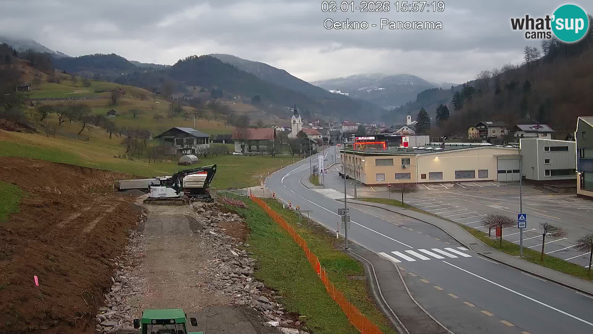 Cerkno ulaz u grad – Kamera uživo