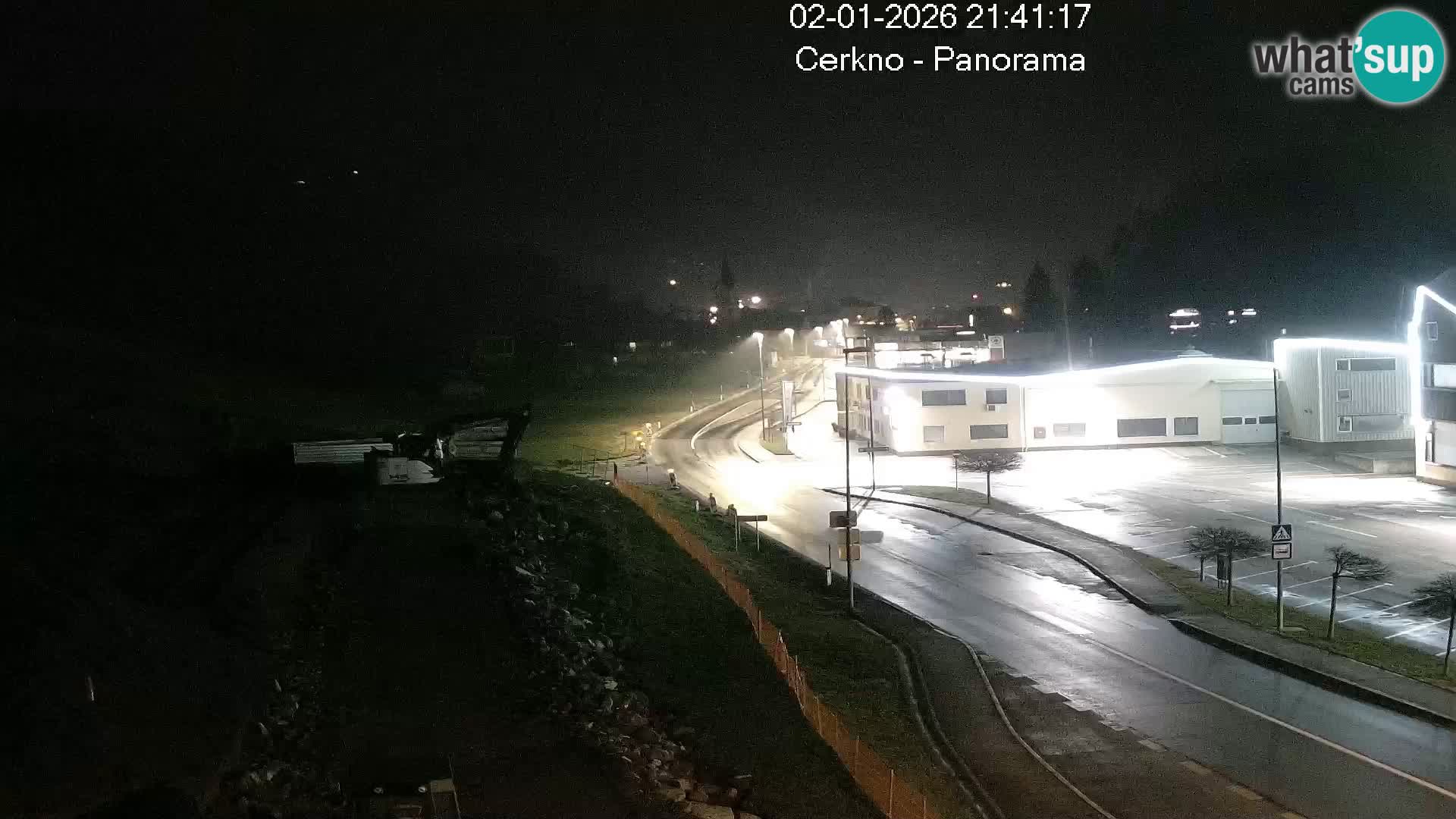 Cerkno city entrance Live Webcam