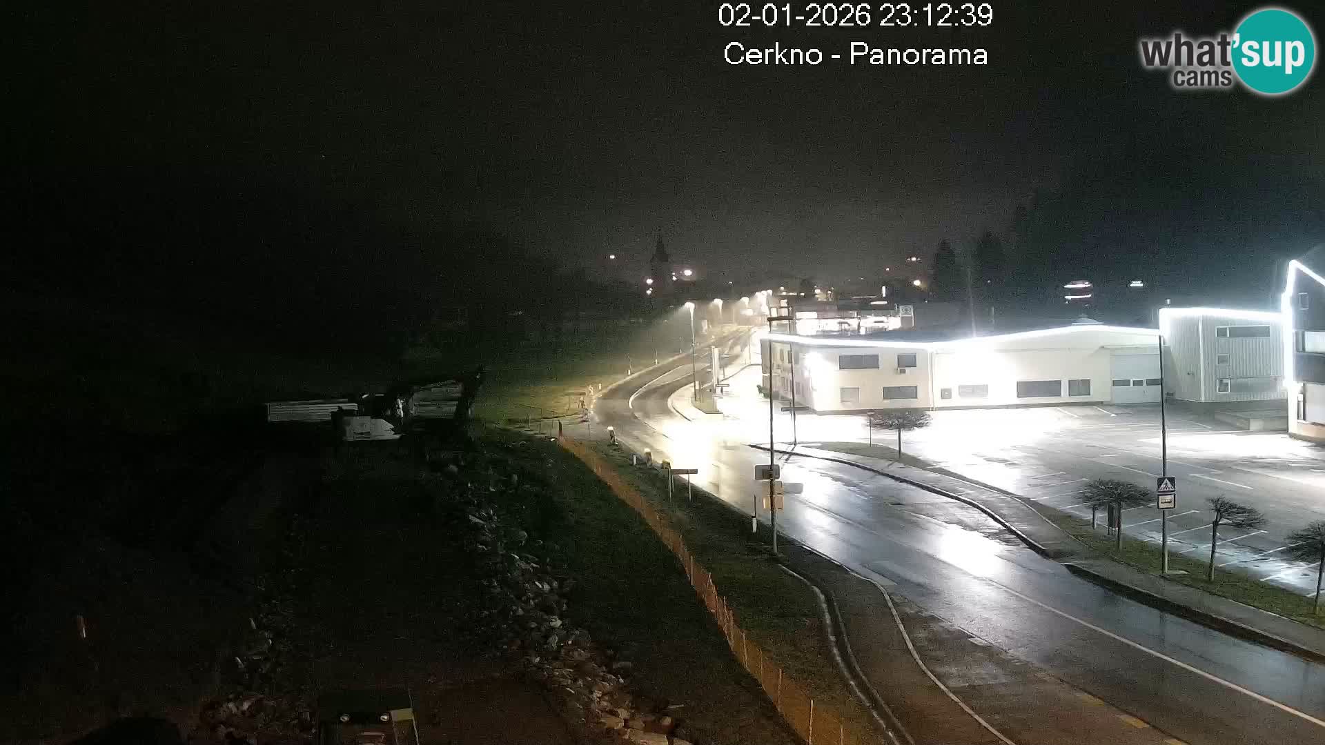 Cerkno entrada a la ciudad Webcam en vivo