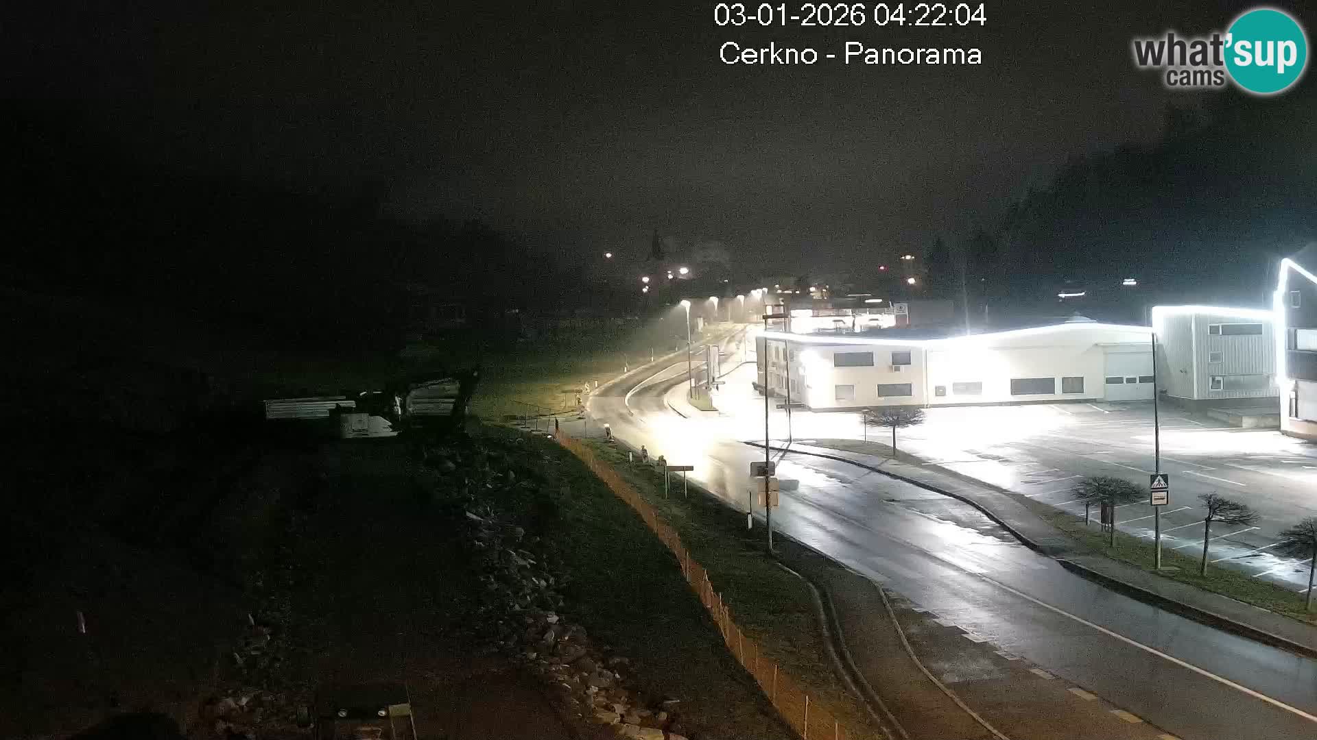 Webcam en direct – Entrée de la ville de Cerkno