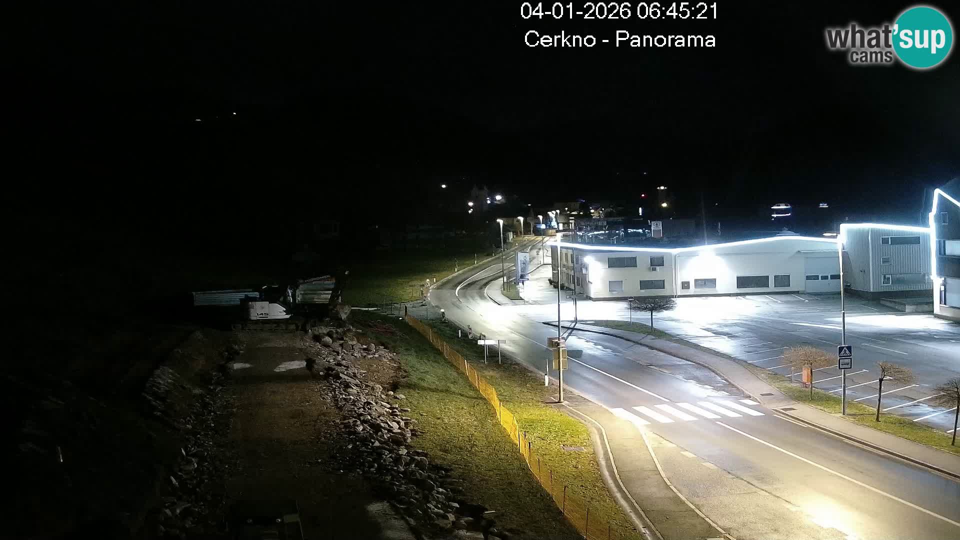 Webcam en direct – Entrée de la ville de Cerkno