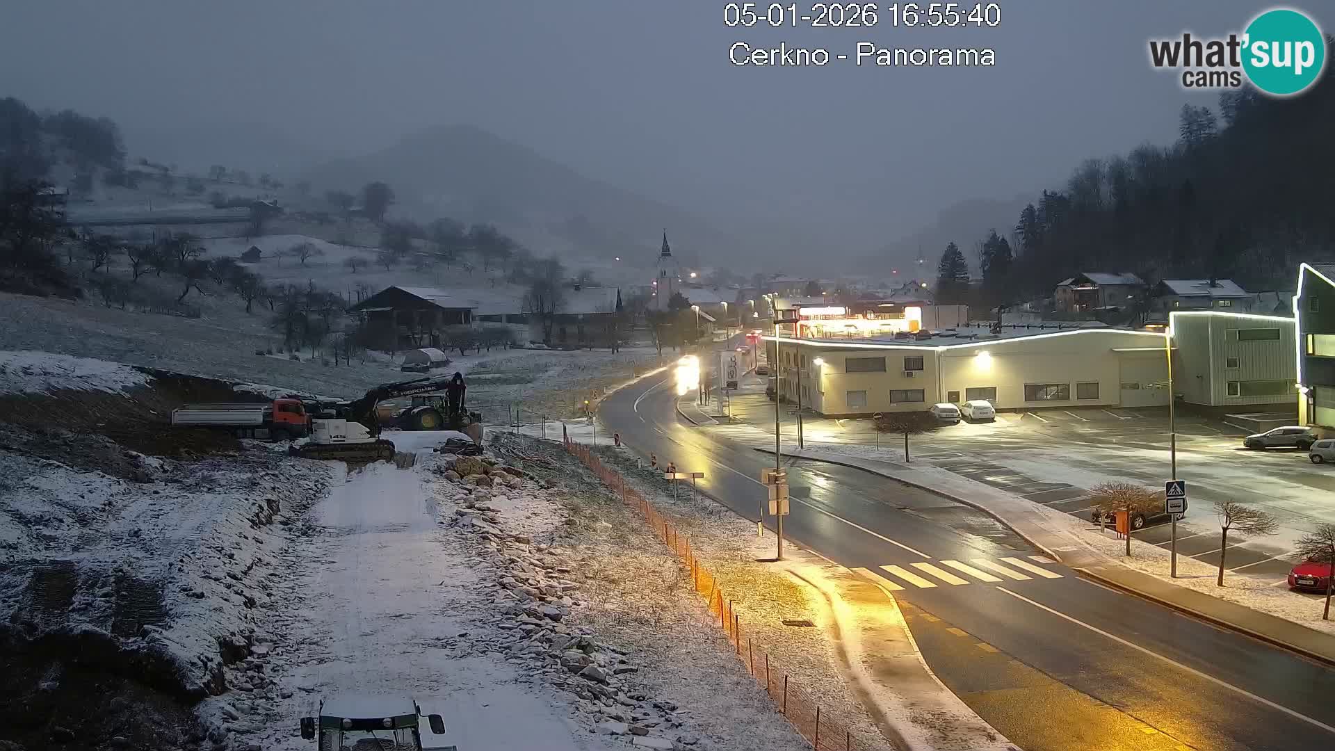 Cerkno ulaz u grad – Kamera uživo