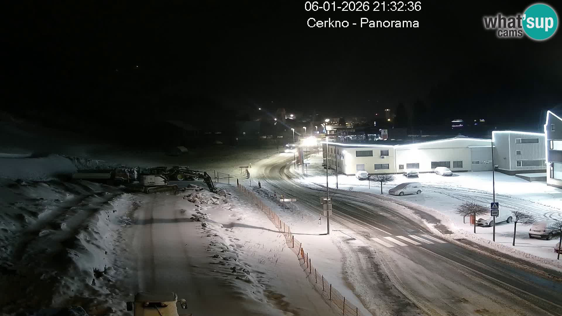 Webcam en direct – Entrée de la ville de Cerkno