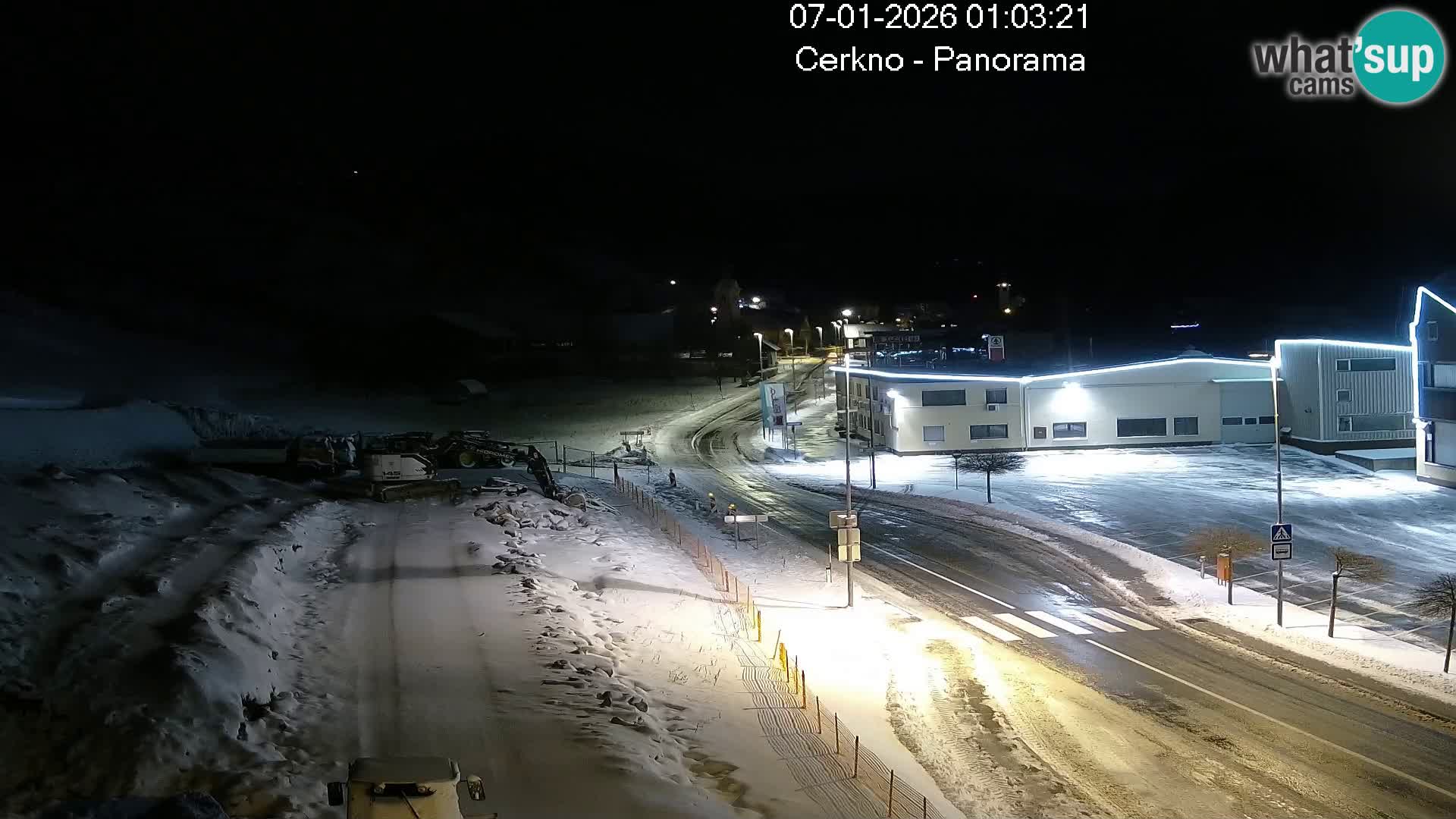 Cerkno city entrance Live Webcam
