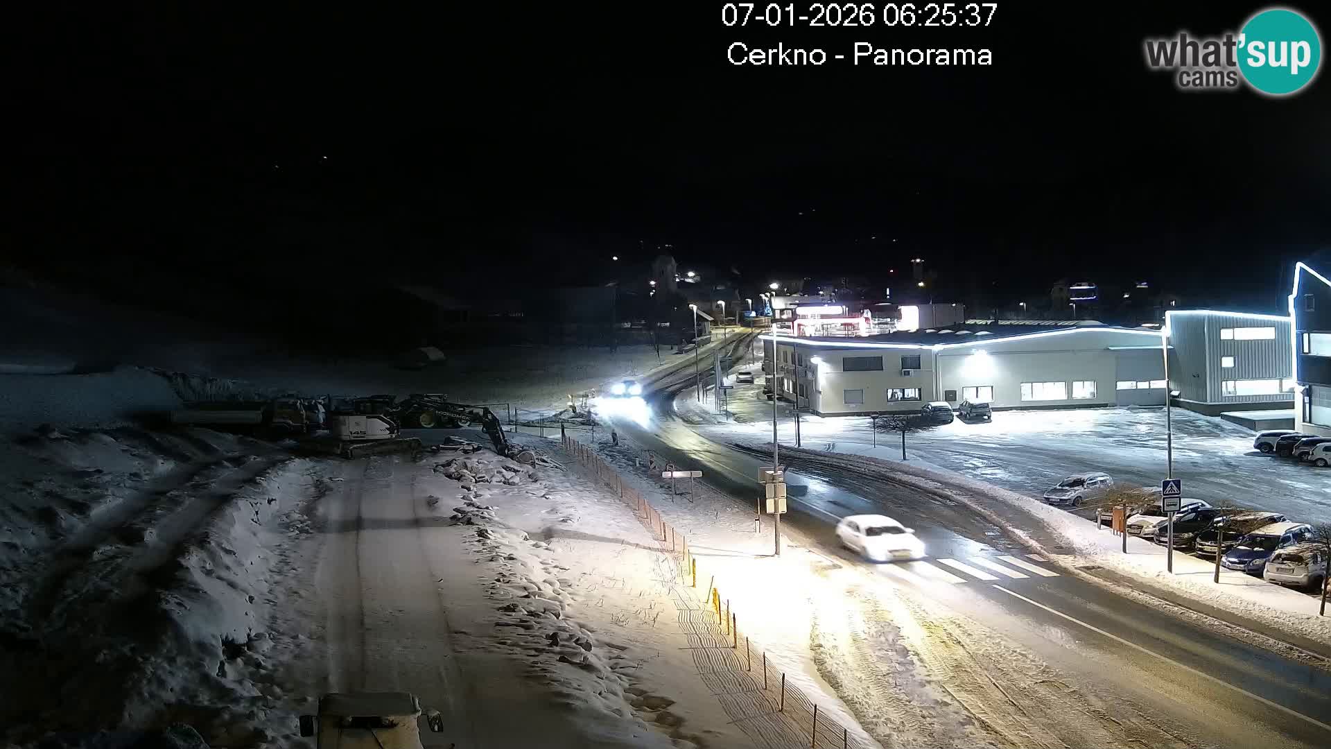 Cerkno entrada a la ciudad Webcam en vivo