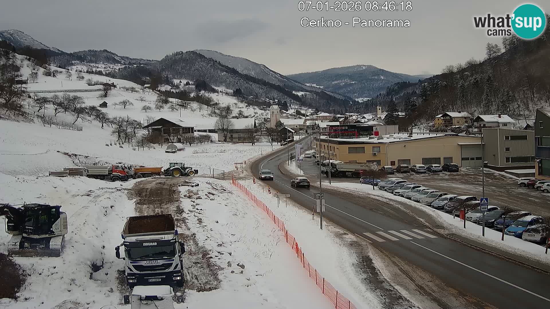 Cerkno Stadteingang Live-Webcam