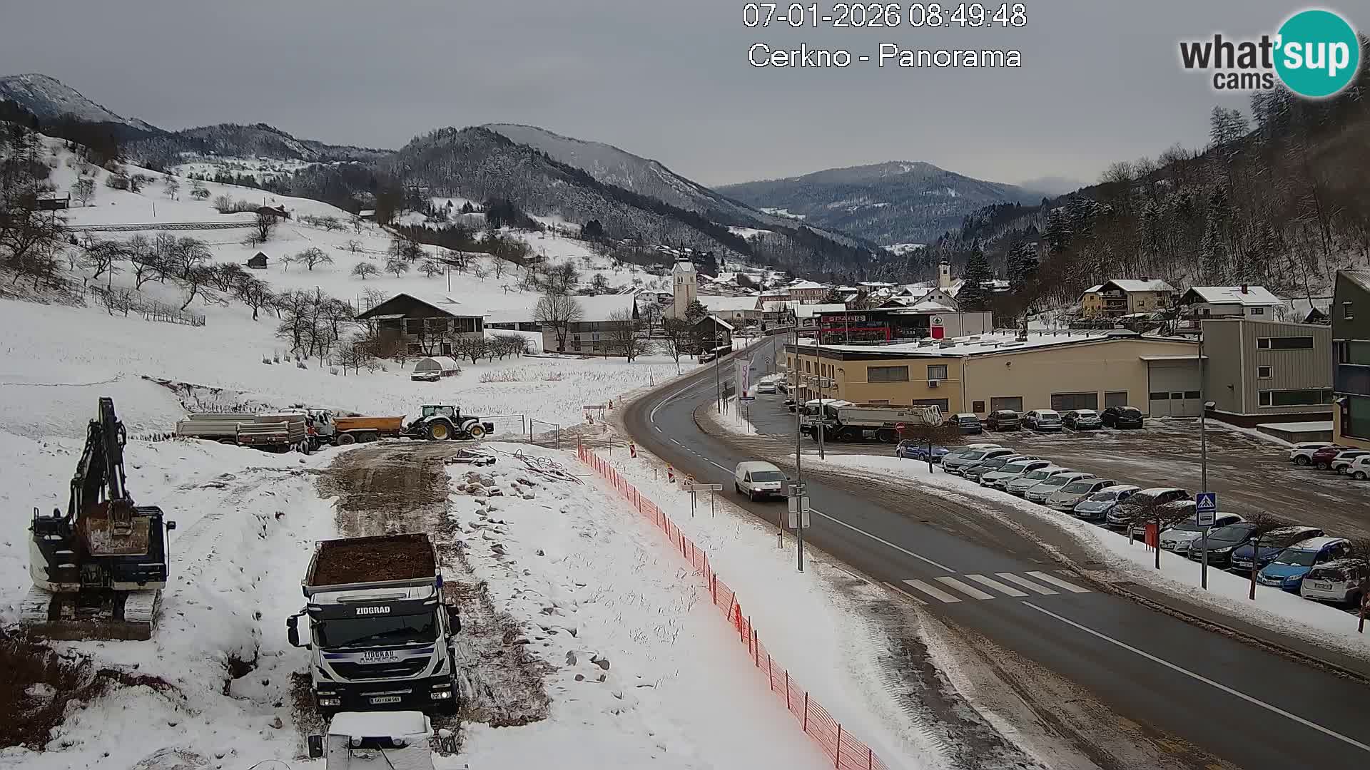 Cerkno Stadteingang Live-Webcam