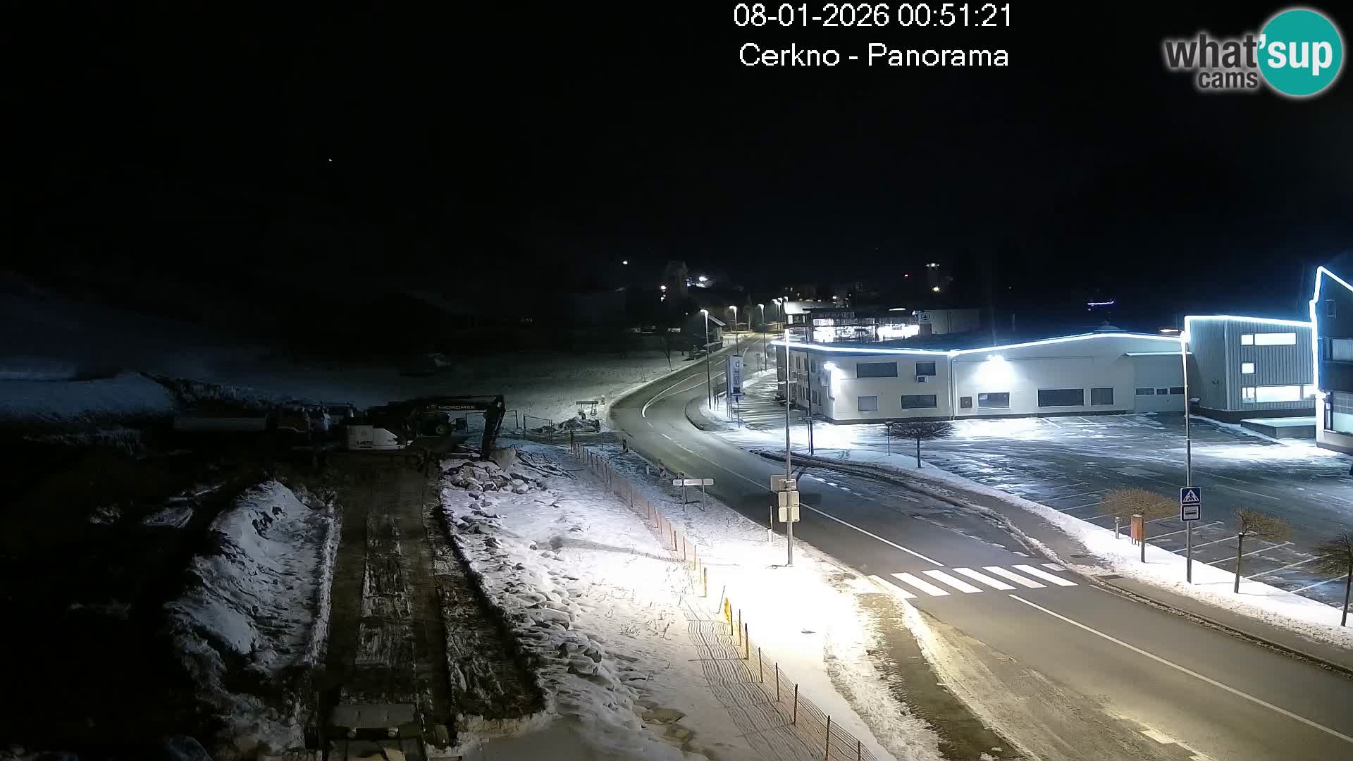 Webcam en direct – Entrée de la ville de Cerkno