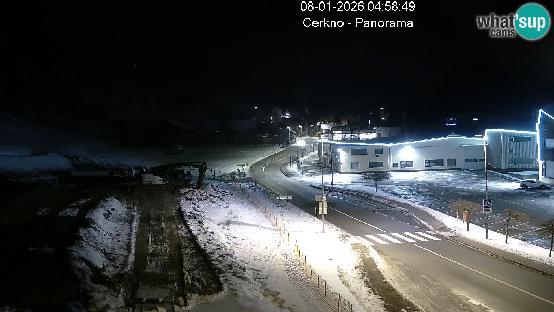Webcam en direct – Entrée de la ville de Cerkno