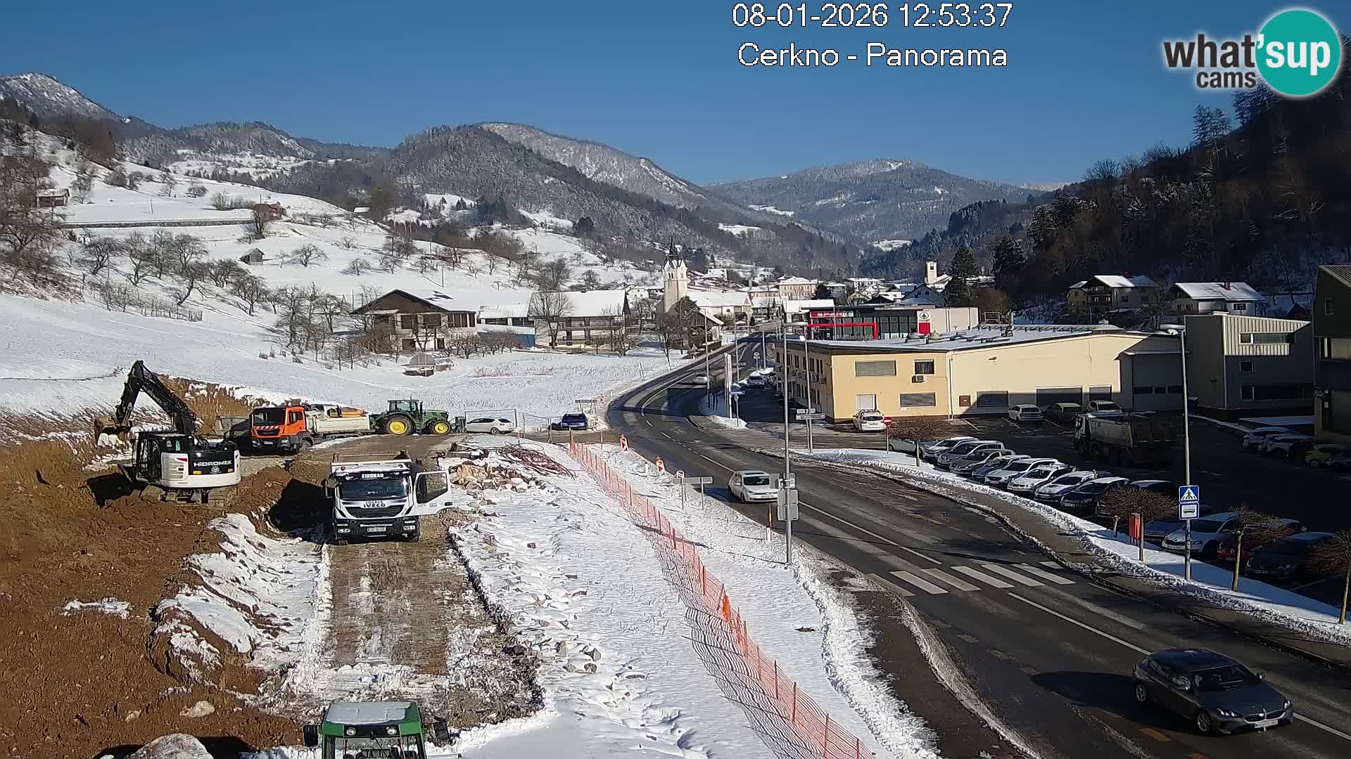 Webcam Ingresso Città di Cerkno