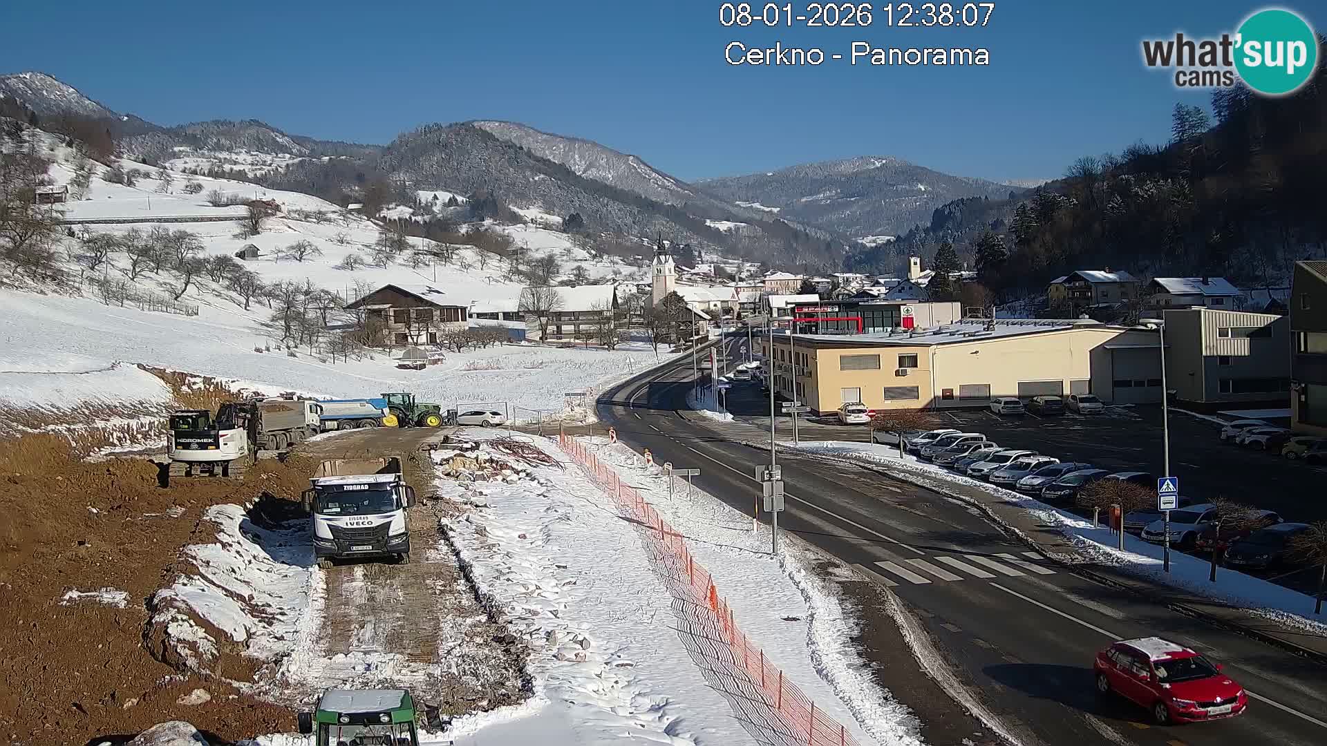 Cerkno ulaz u grad – Kamera uživo