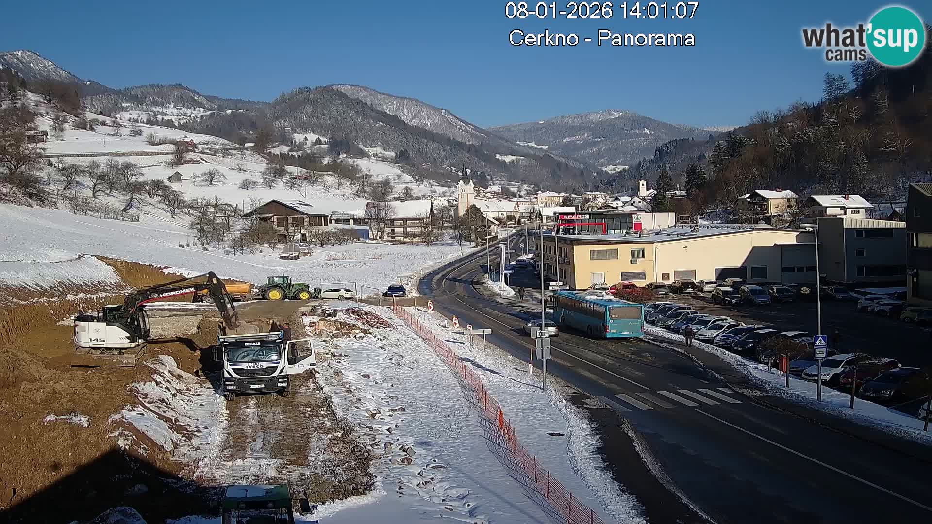 Cerkno ulaz u grad – Kamera uživo