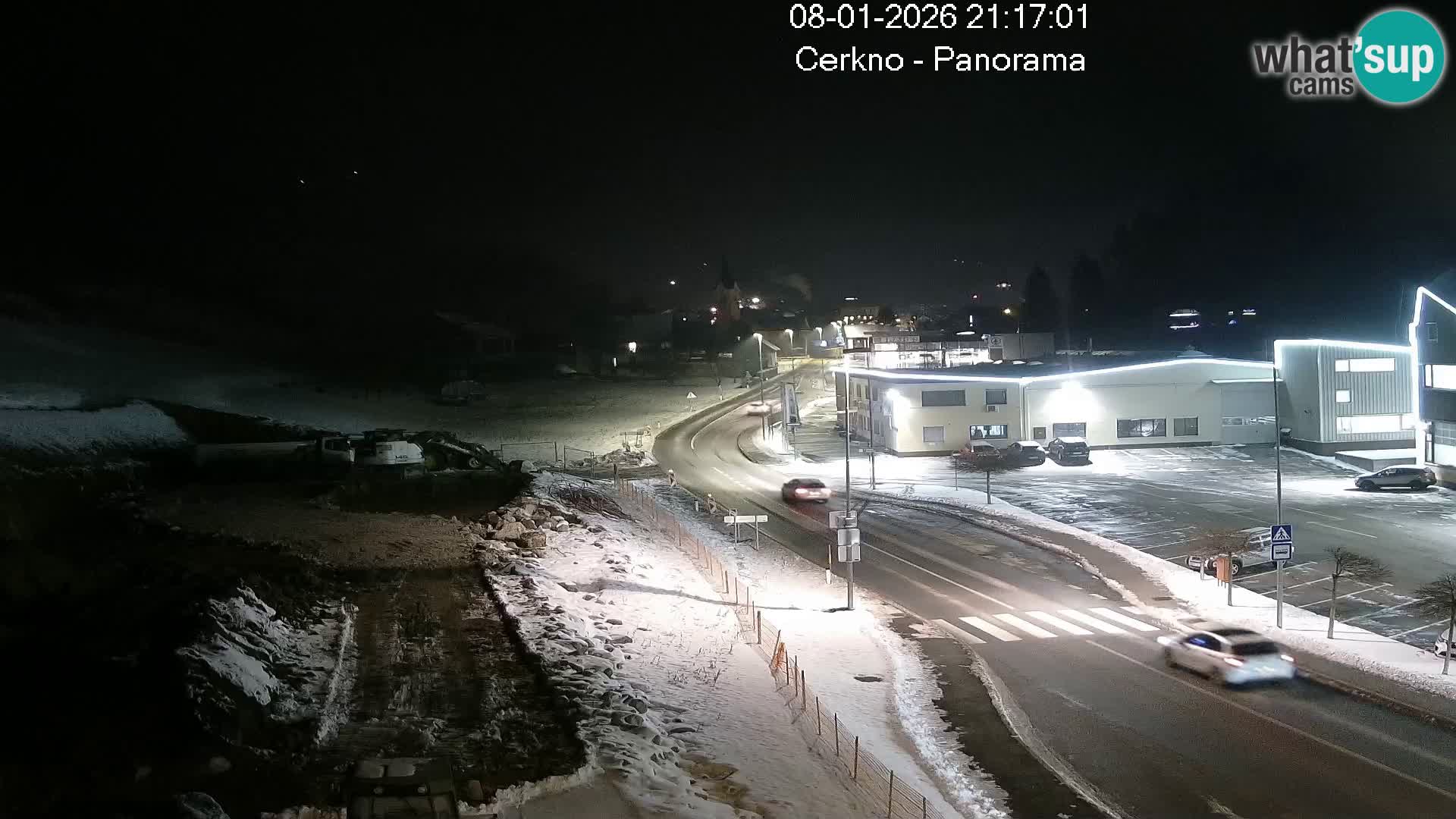 Cerkno entrada a la ciudad Webcam en vivo