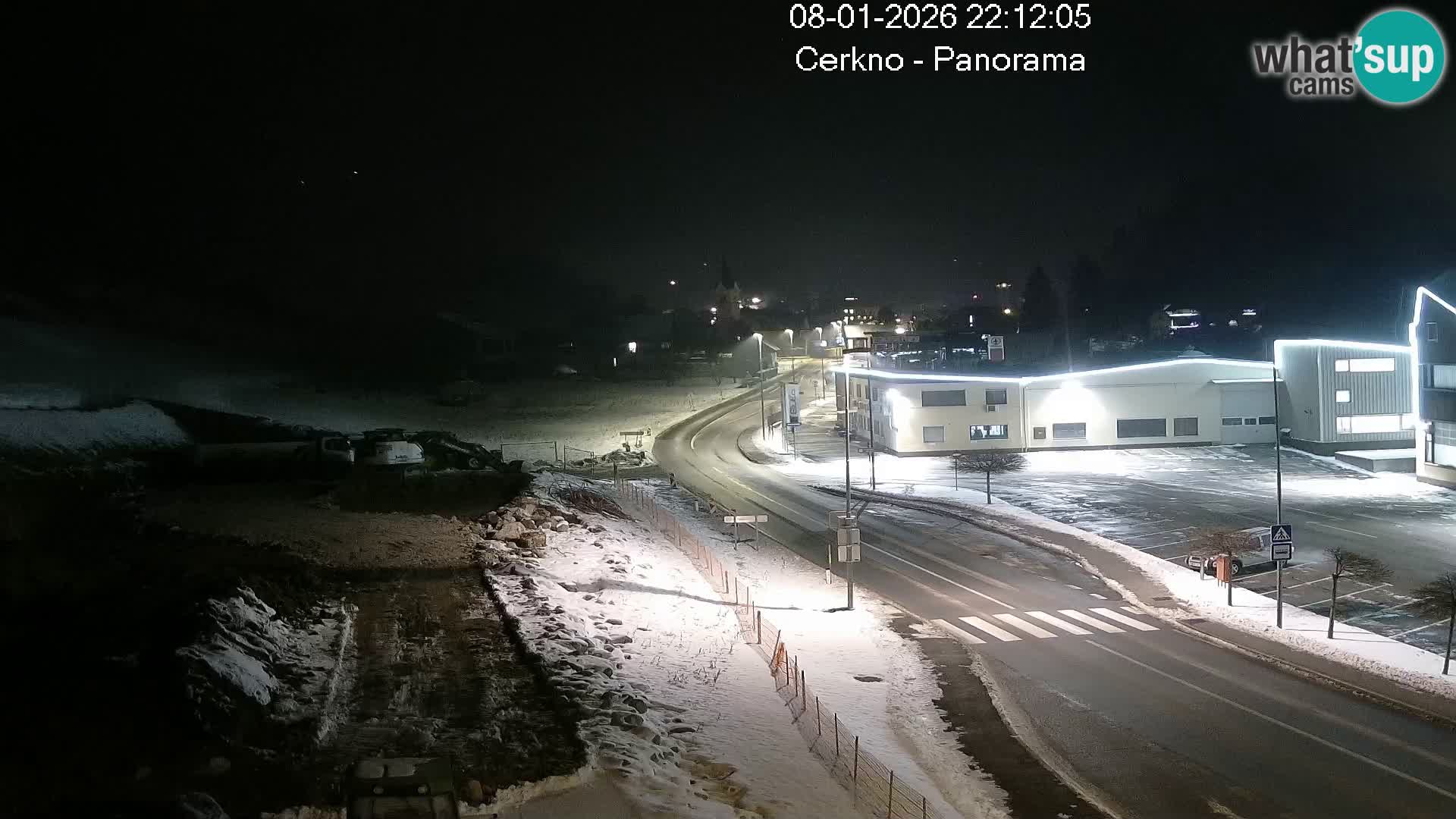 Webcam en direct – Entrée de la ville de Cerkno