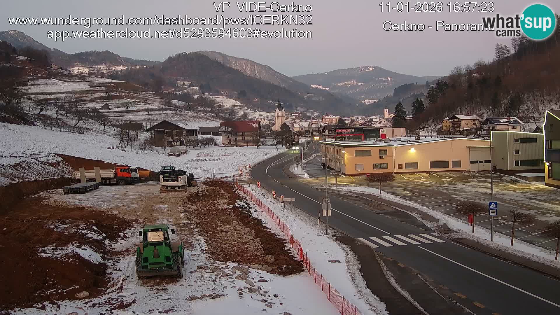 Webcam Ingresso Città di Cerkno