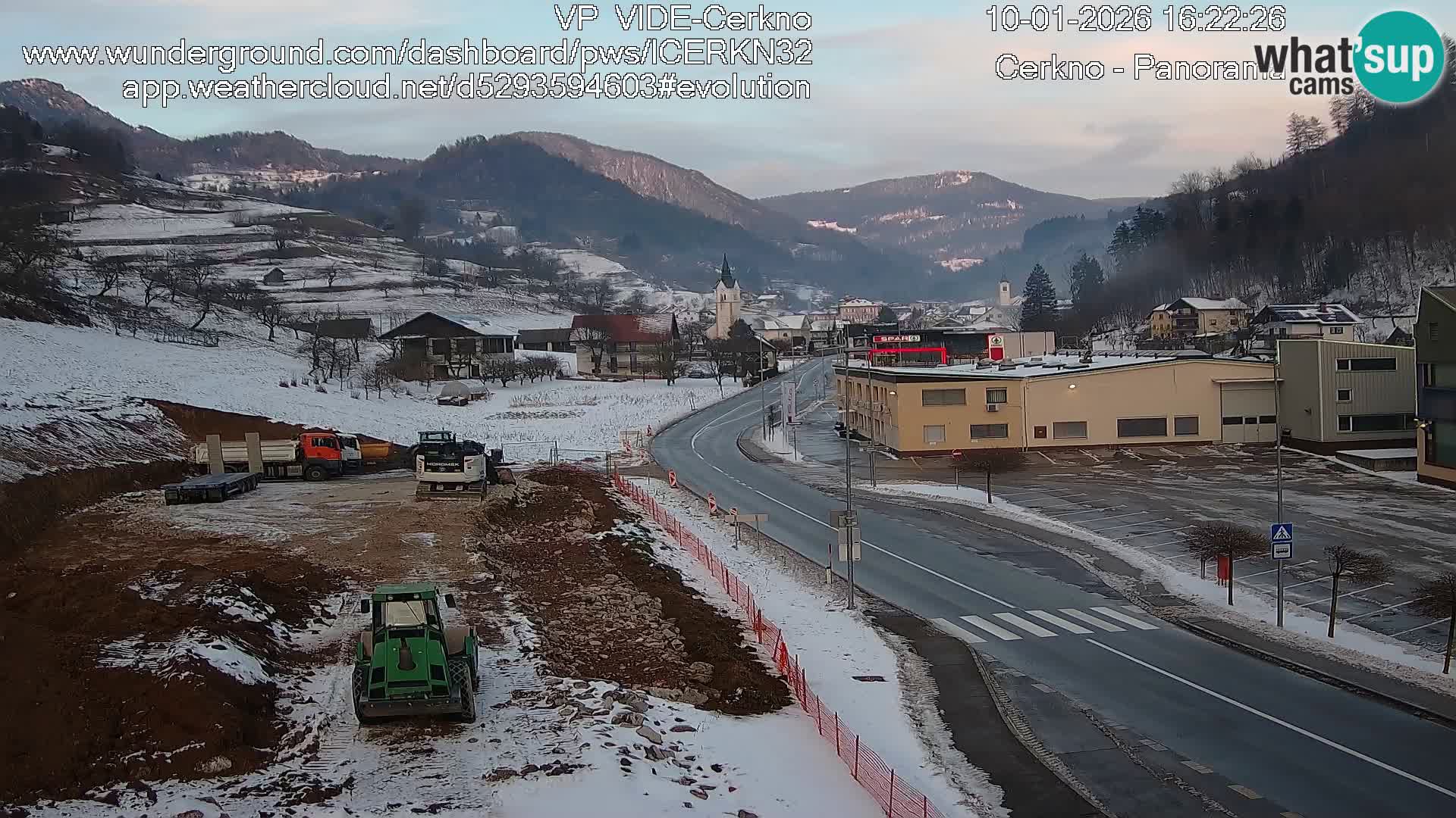 Webcam Ingresso Città di Cerkno