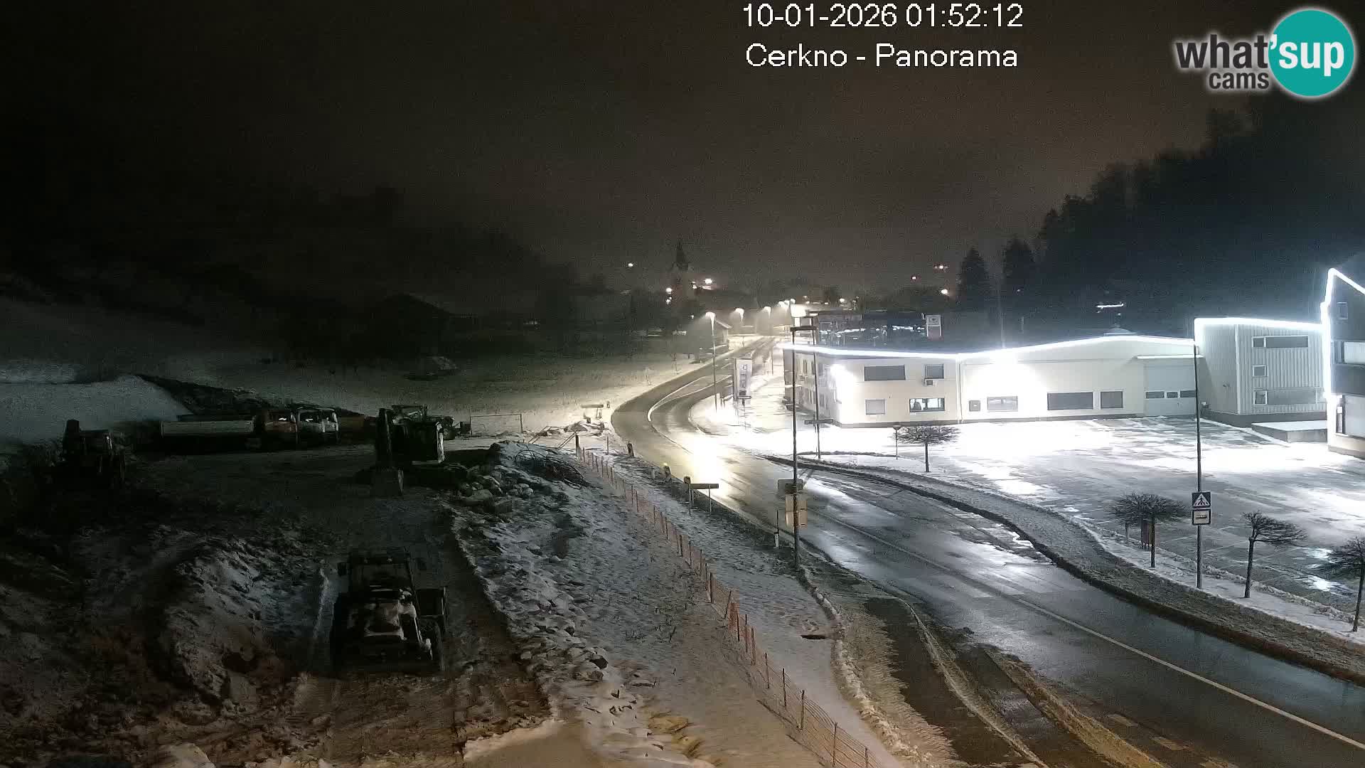 Cerkno city entrance Live Webcam