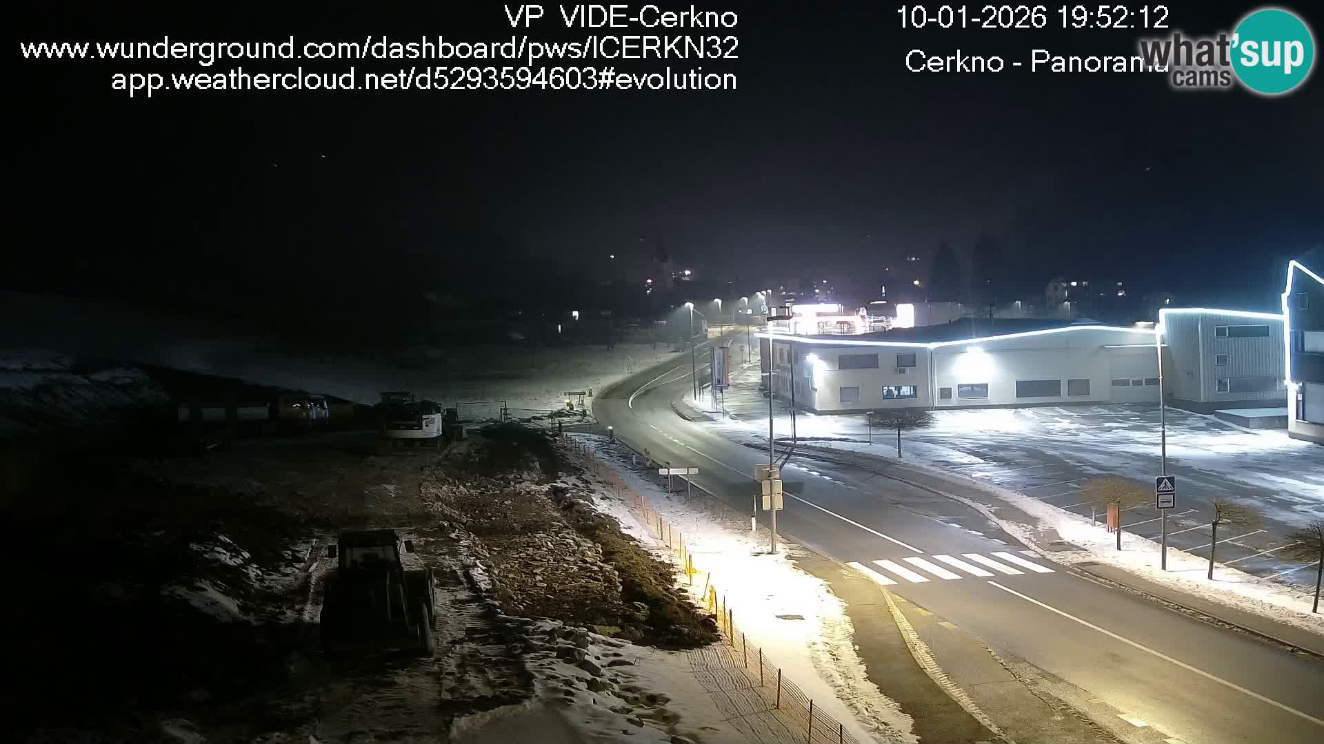 Cerkno city entrance Live Webcam
