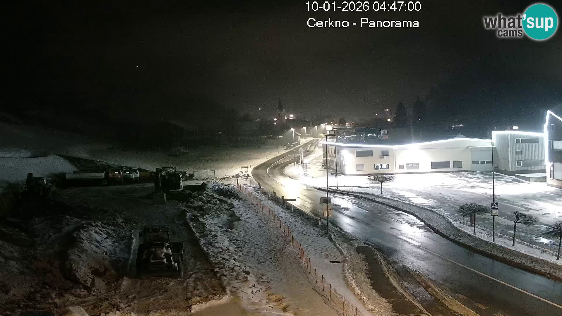 Cerkno city entrance Live Webcam