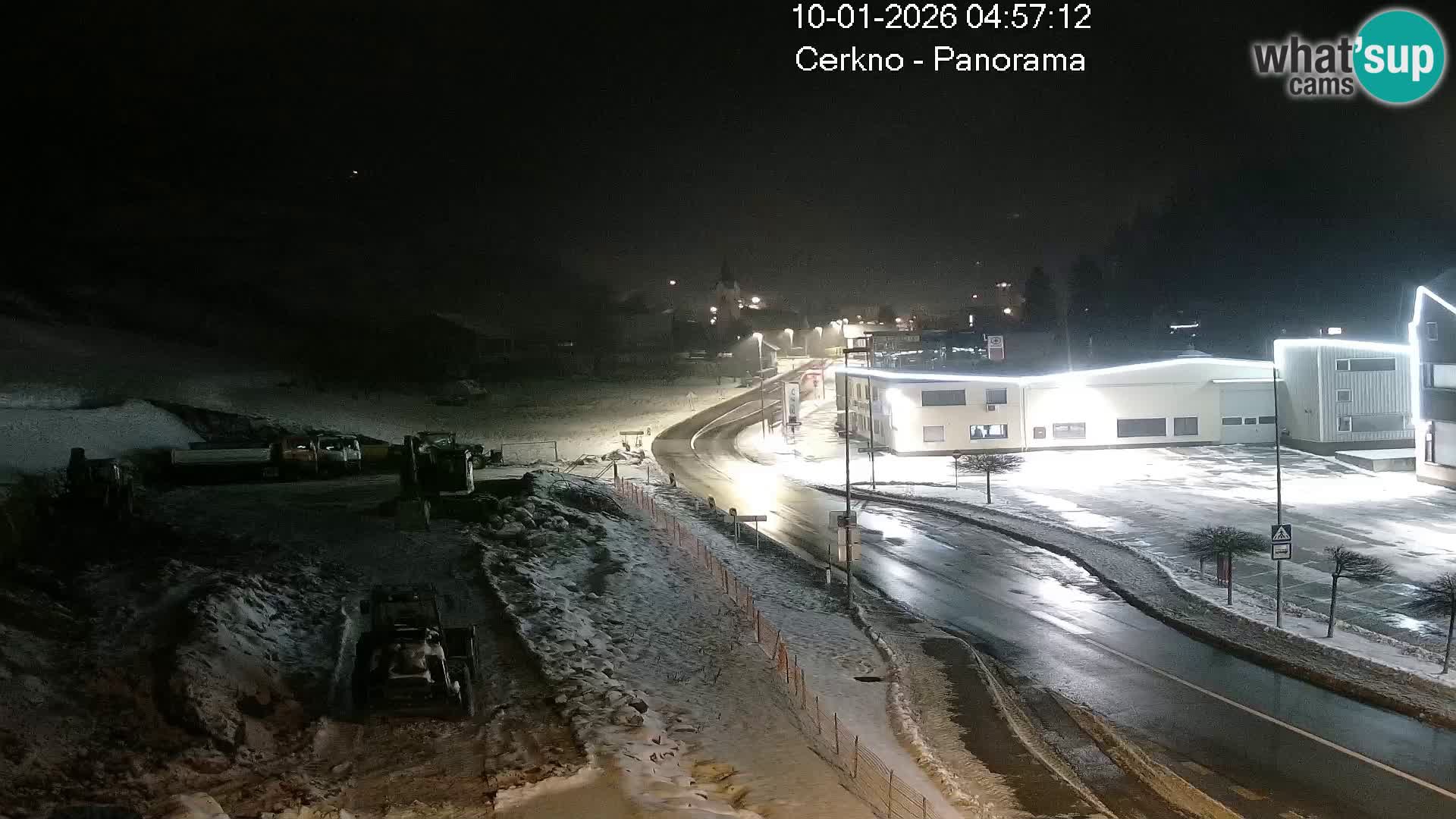 Webcam en direct – Entrée de la ville de Cerkno
