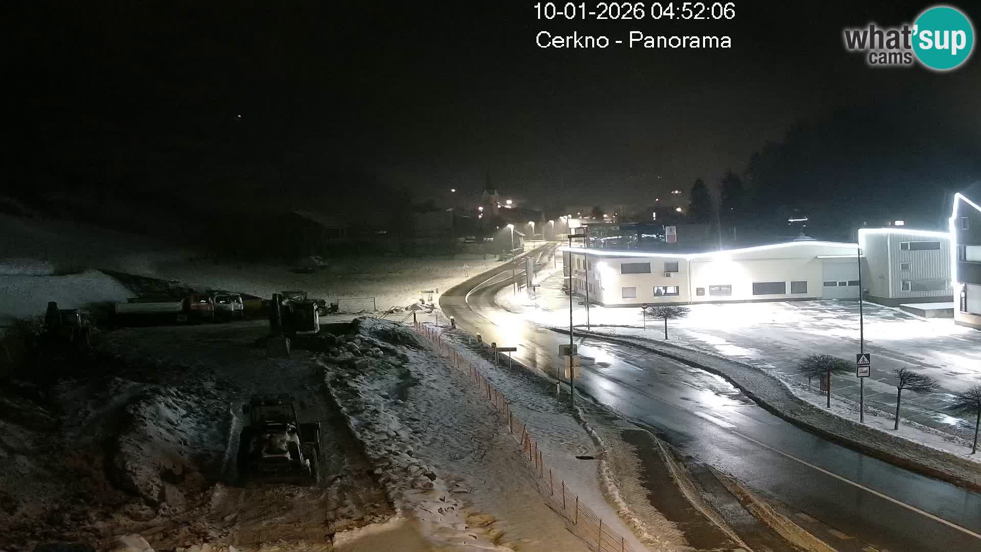 Webcam en direct – Entrée de la ville de Cerkno