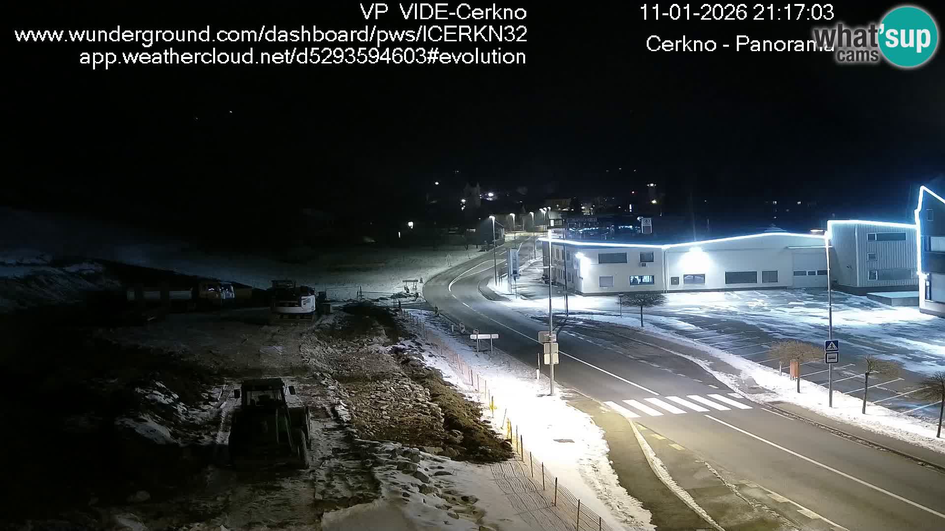 Cerkno entrada a la ciudad Webcam en vivo