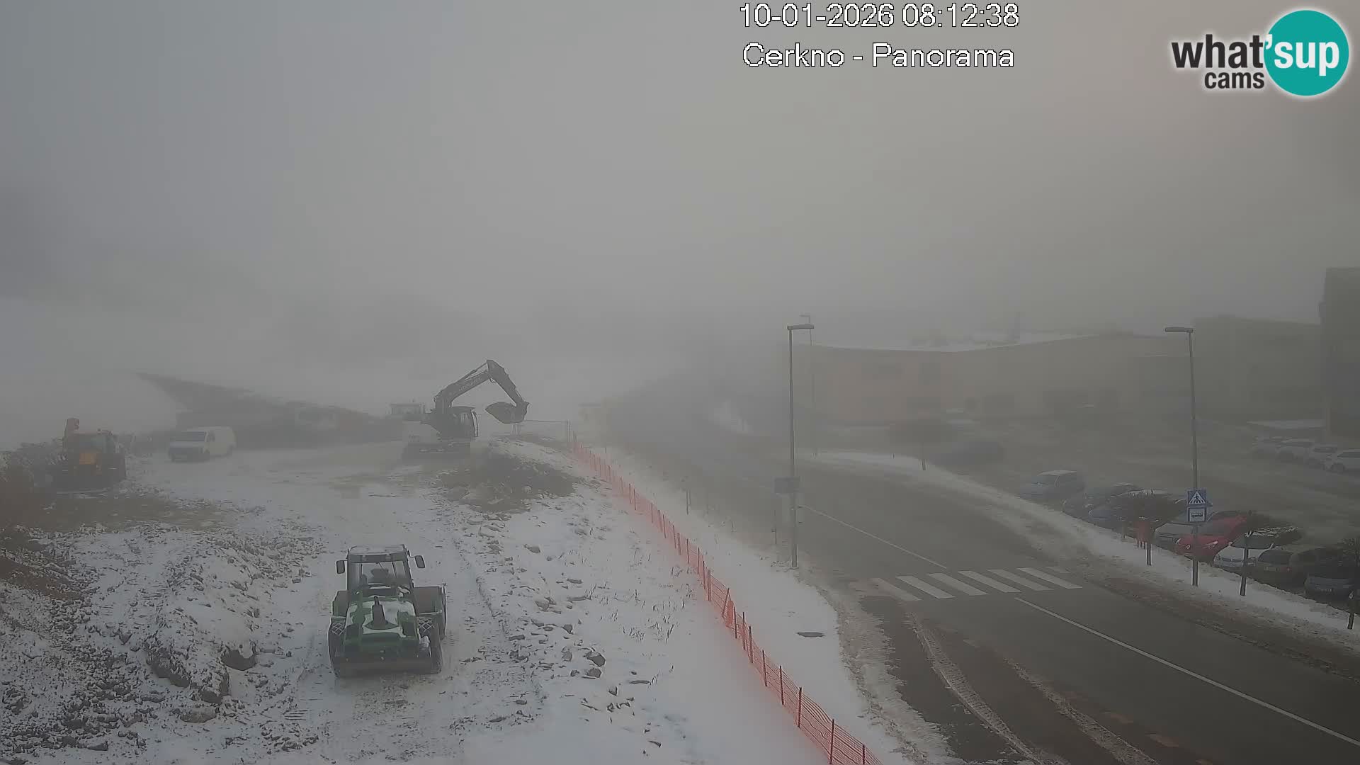 Cerkno entrada a la ciudad Webcam en vivo