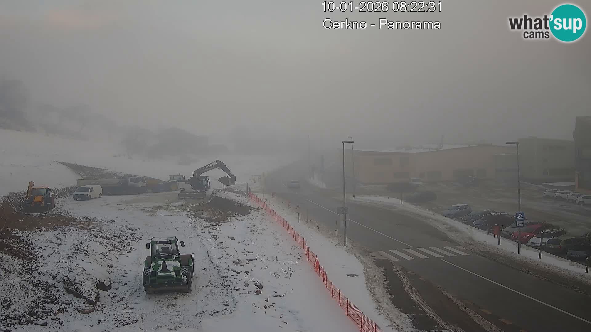 Webcam en direct – Entrée de la ville de Cerkno