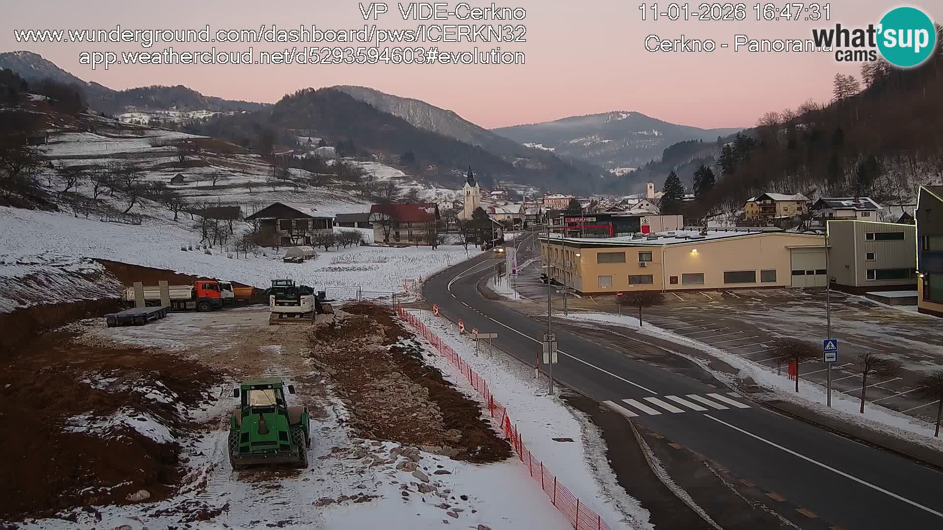 Cerkno ulaz u grad – Kamera uživo