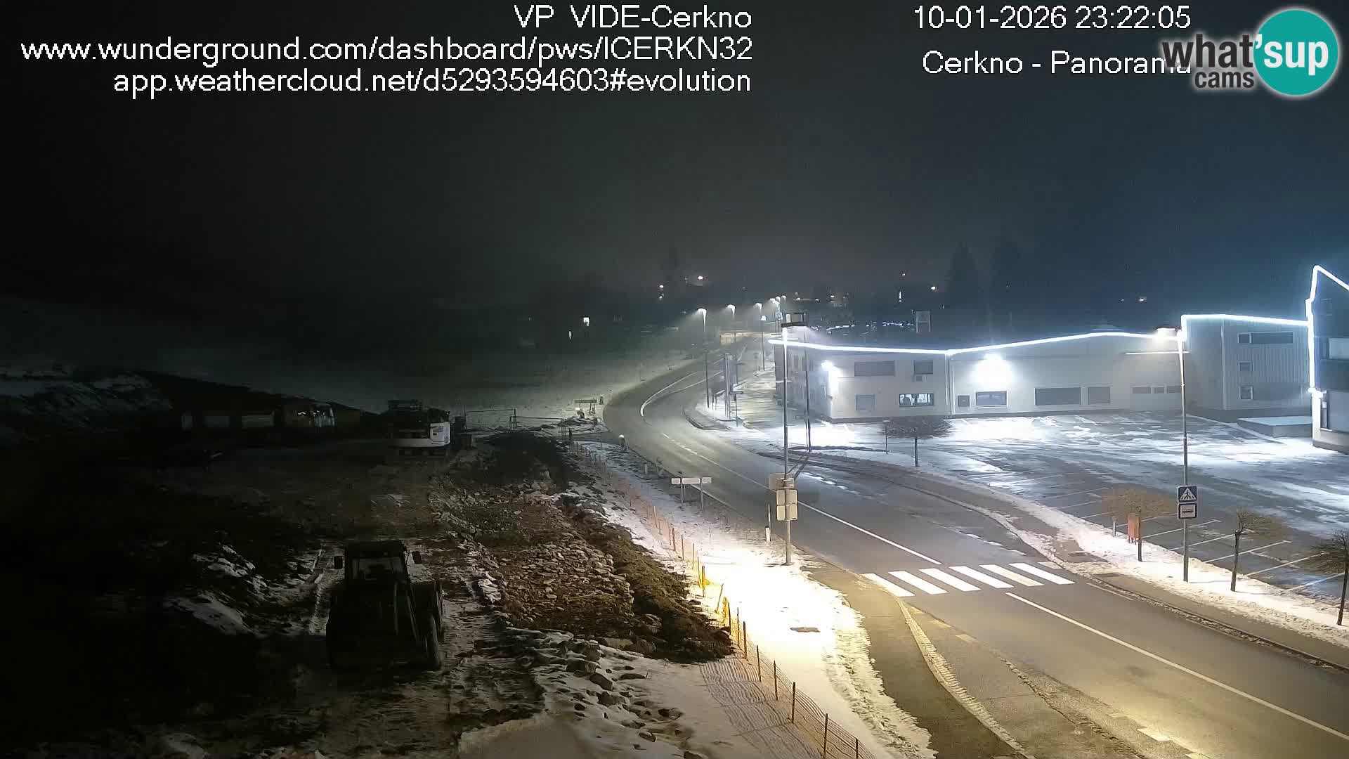 Cerkno entrada a la ciudad Webcam en vivo