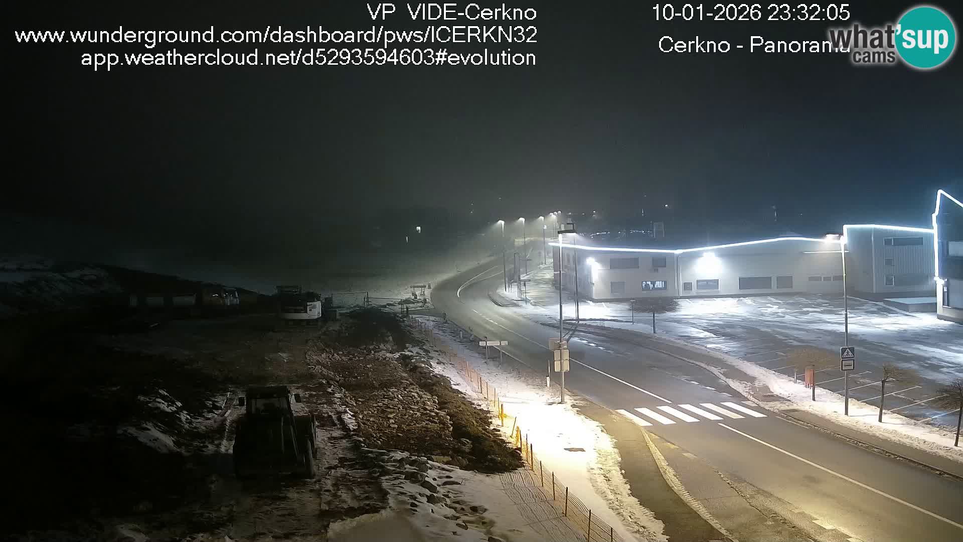 Webcam en direct – Entrée de la ville de Cerkno
