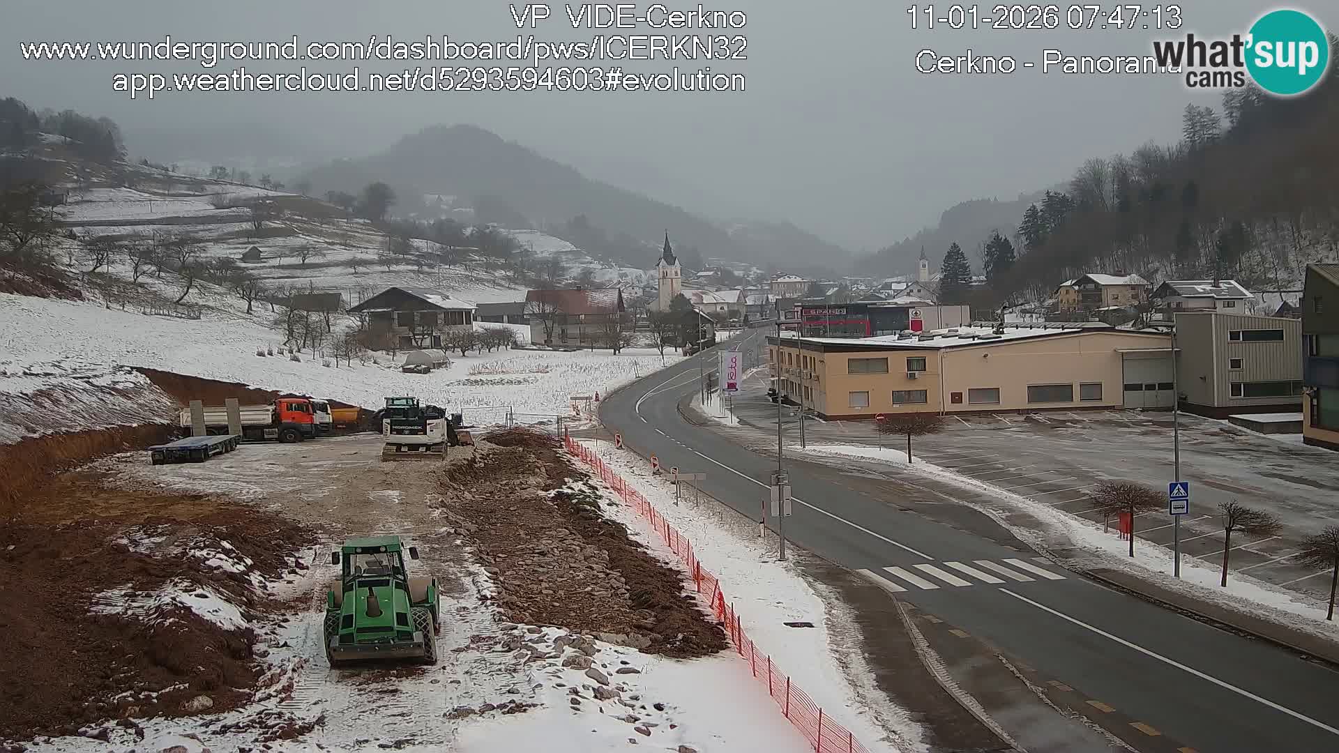 Cerkno ulaz u grad – Kamera uživo