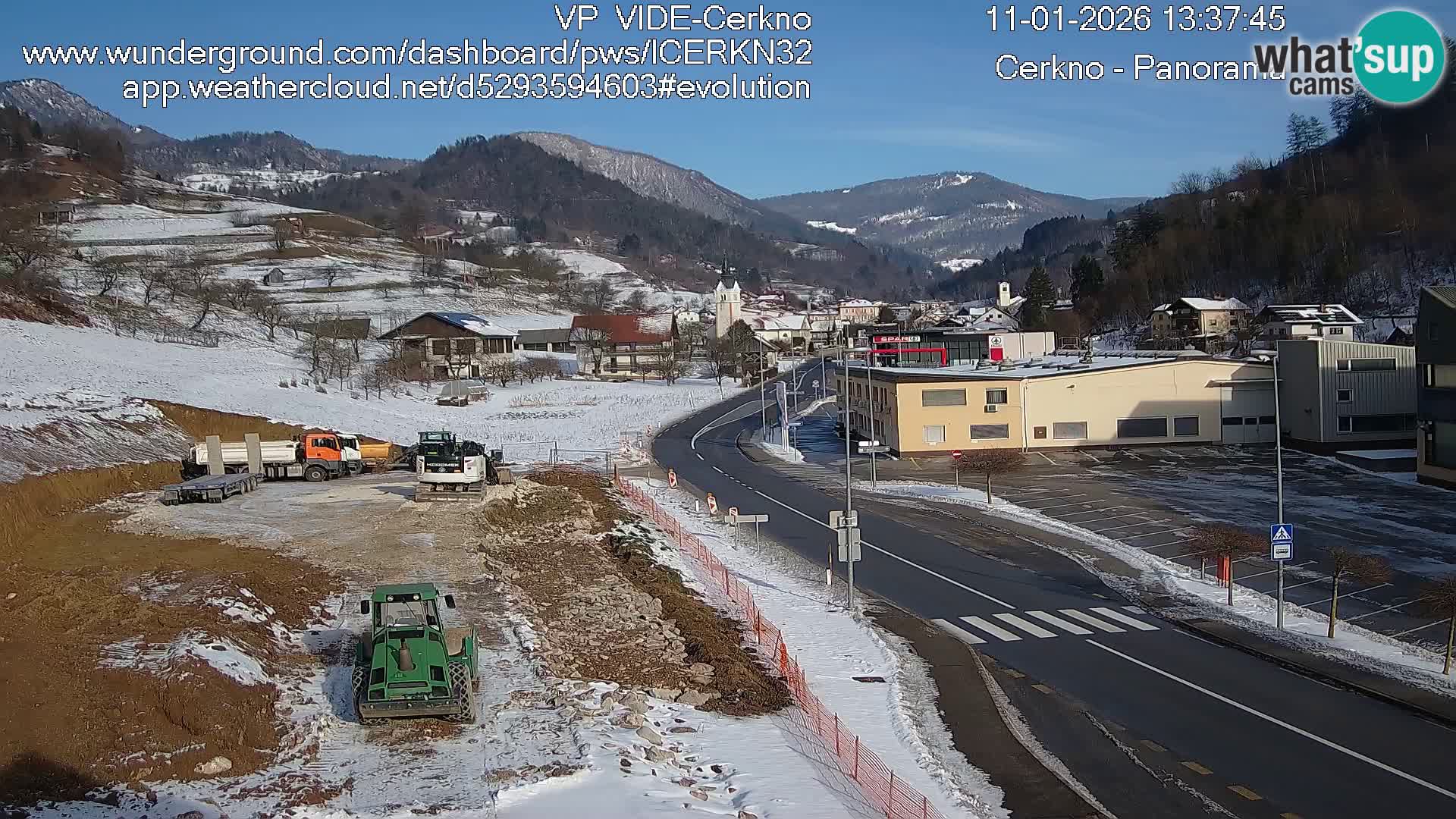 Cerkno Stadteingang Live-Webcam