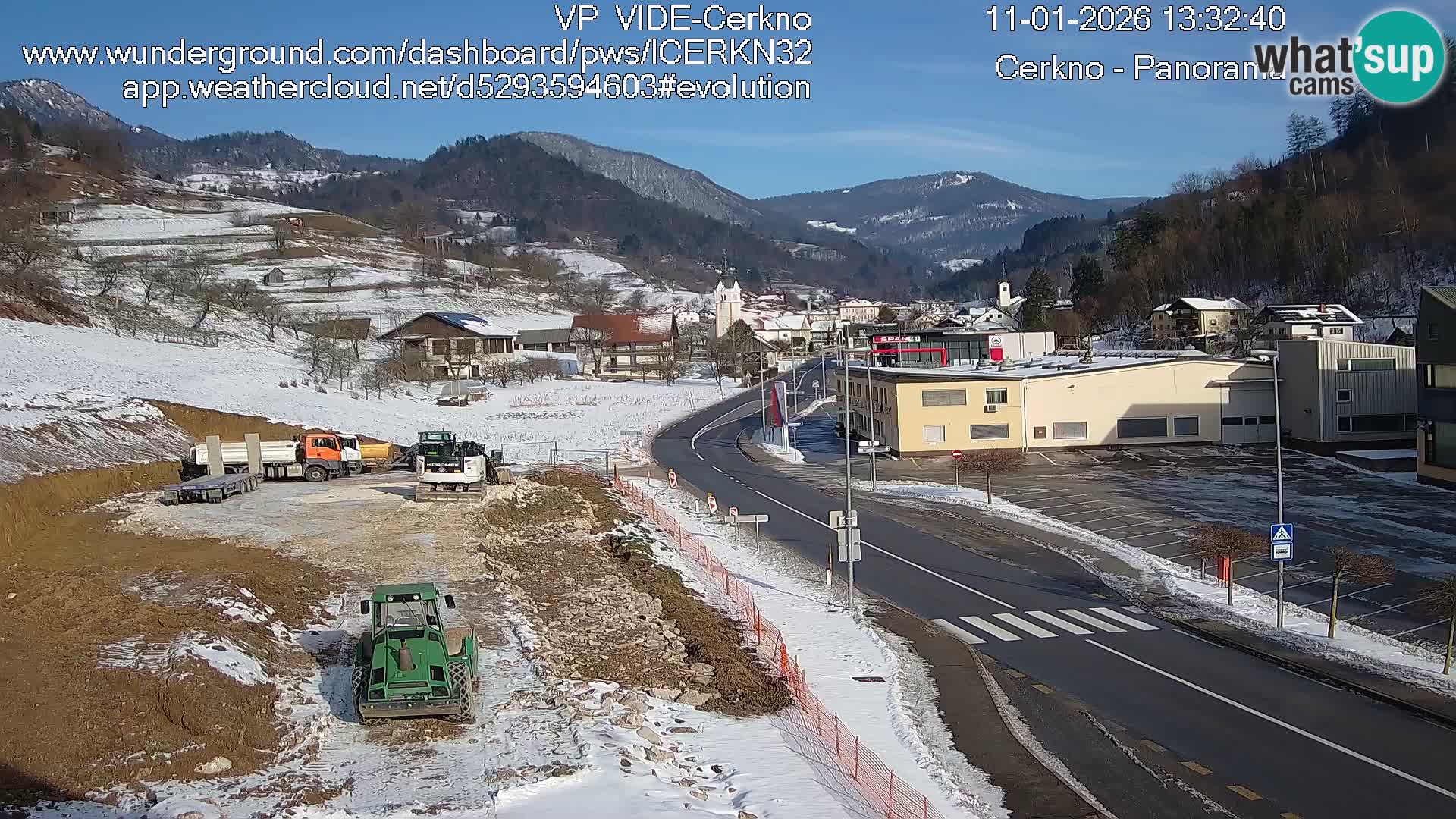 Cerkno Stadteingang Live-Webcam