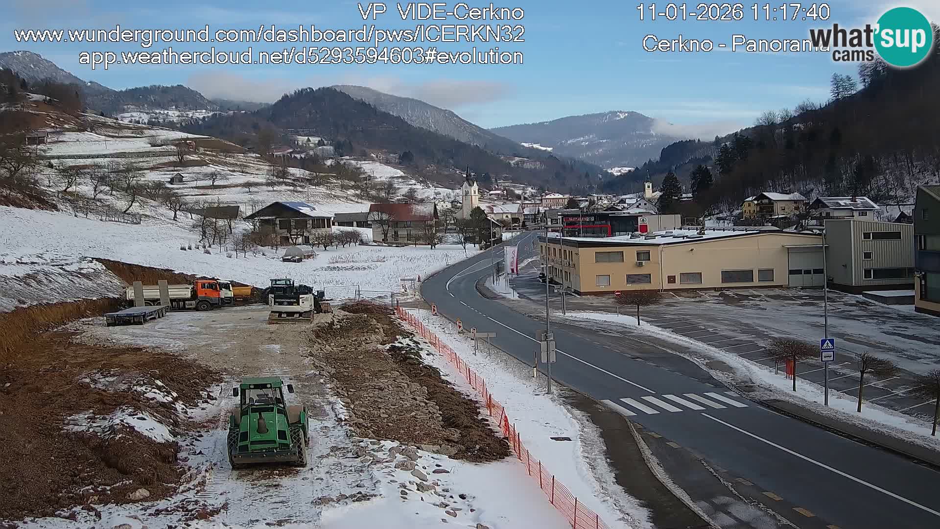 Webcam Ingresso Città di Cerkno