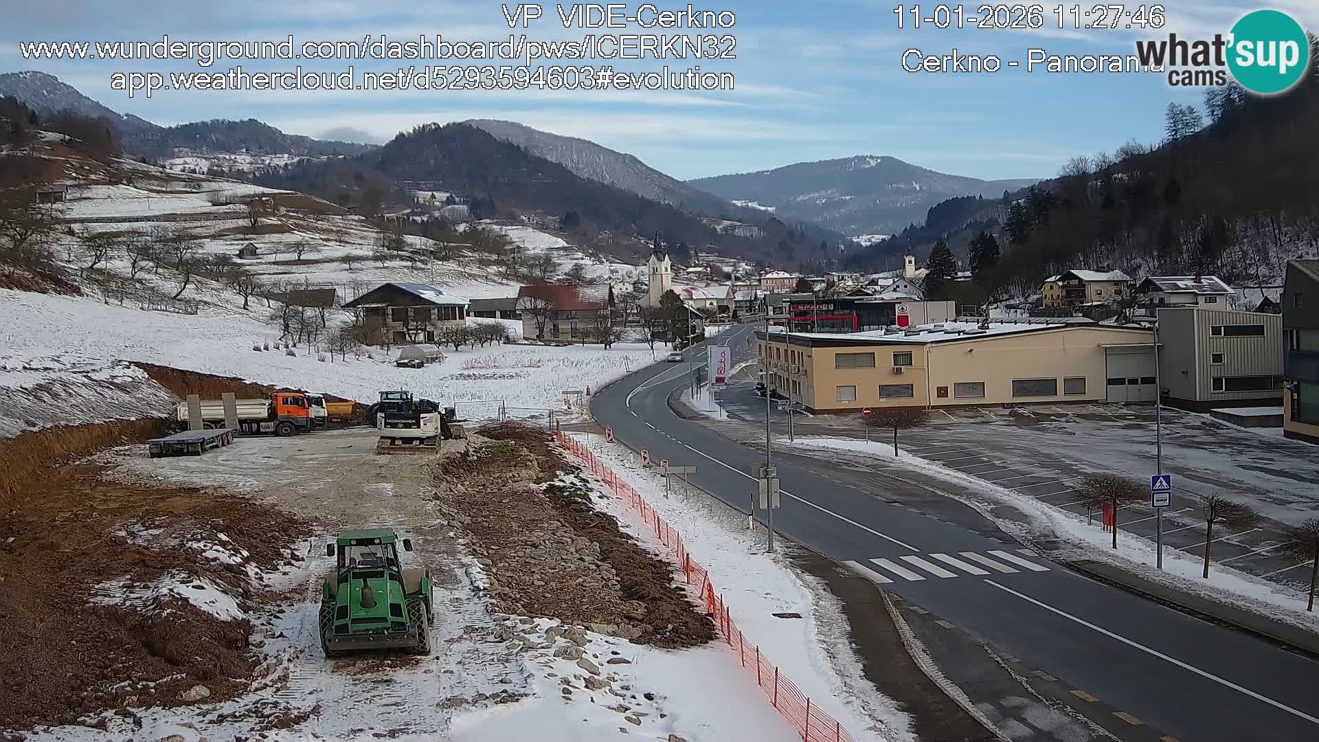 Webcam Ingresso Città di Cerkno
