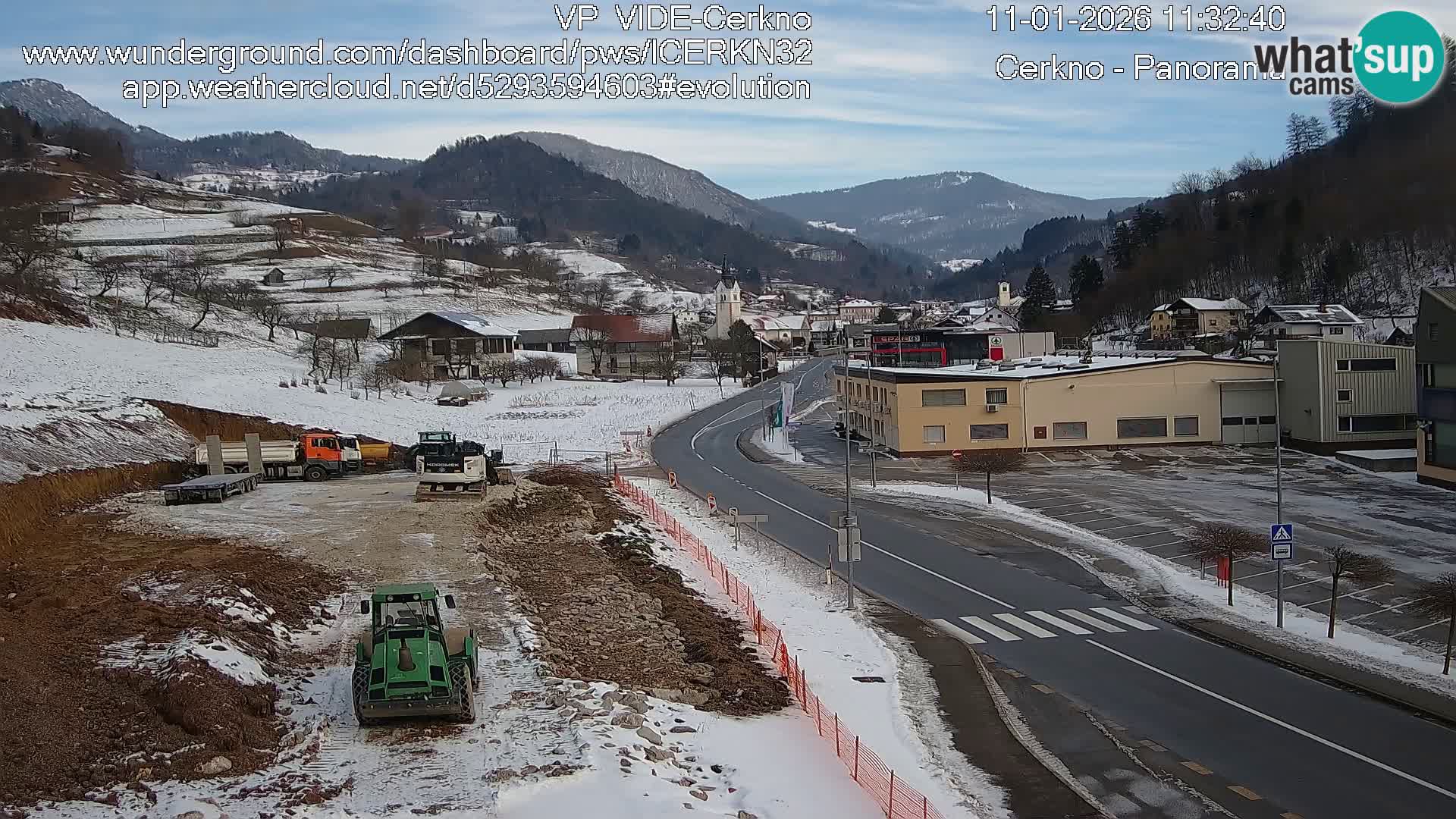 Cerkno ulaz u grad – Kamera uživo