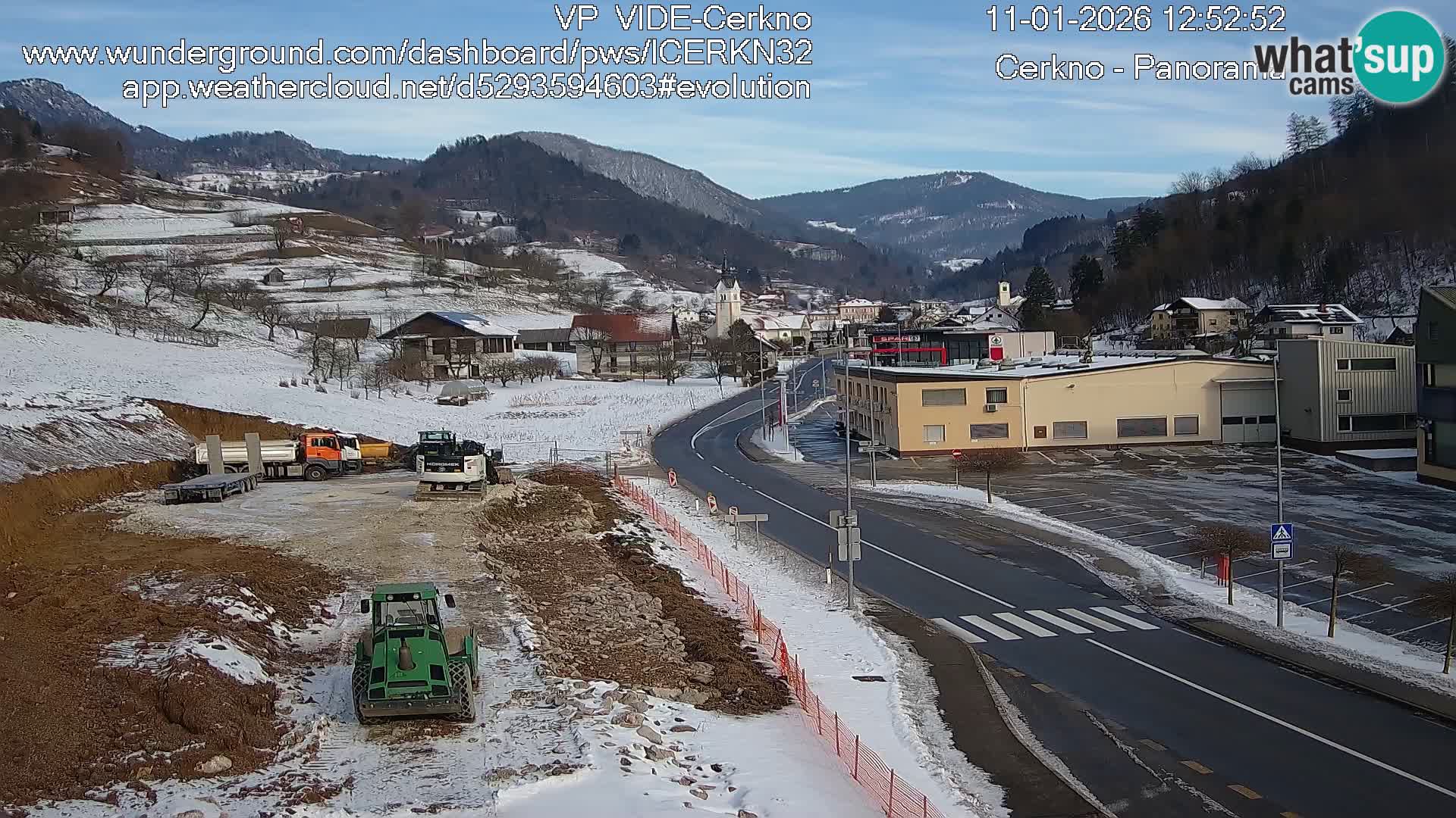 Webcam Ingresso Città di Cerkno