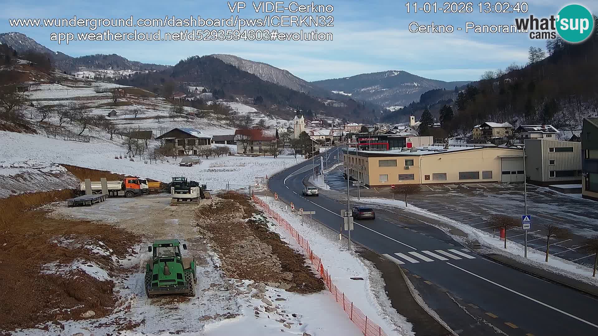 Webcam Ingresso Città di Cerkno