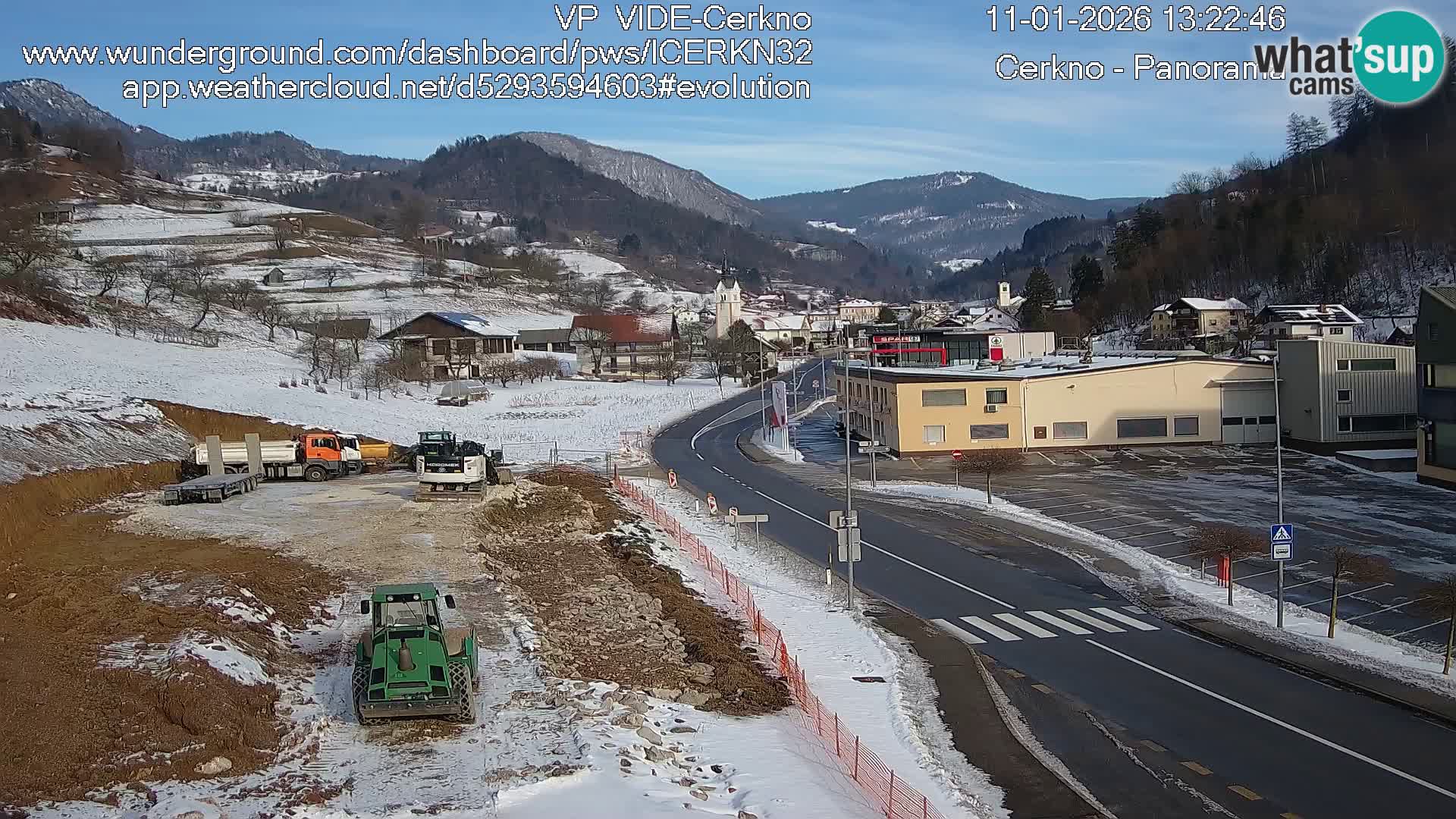 Cerkno Stadteingang Live-Webcam