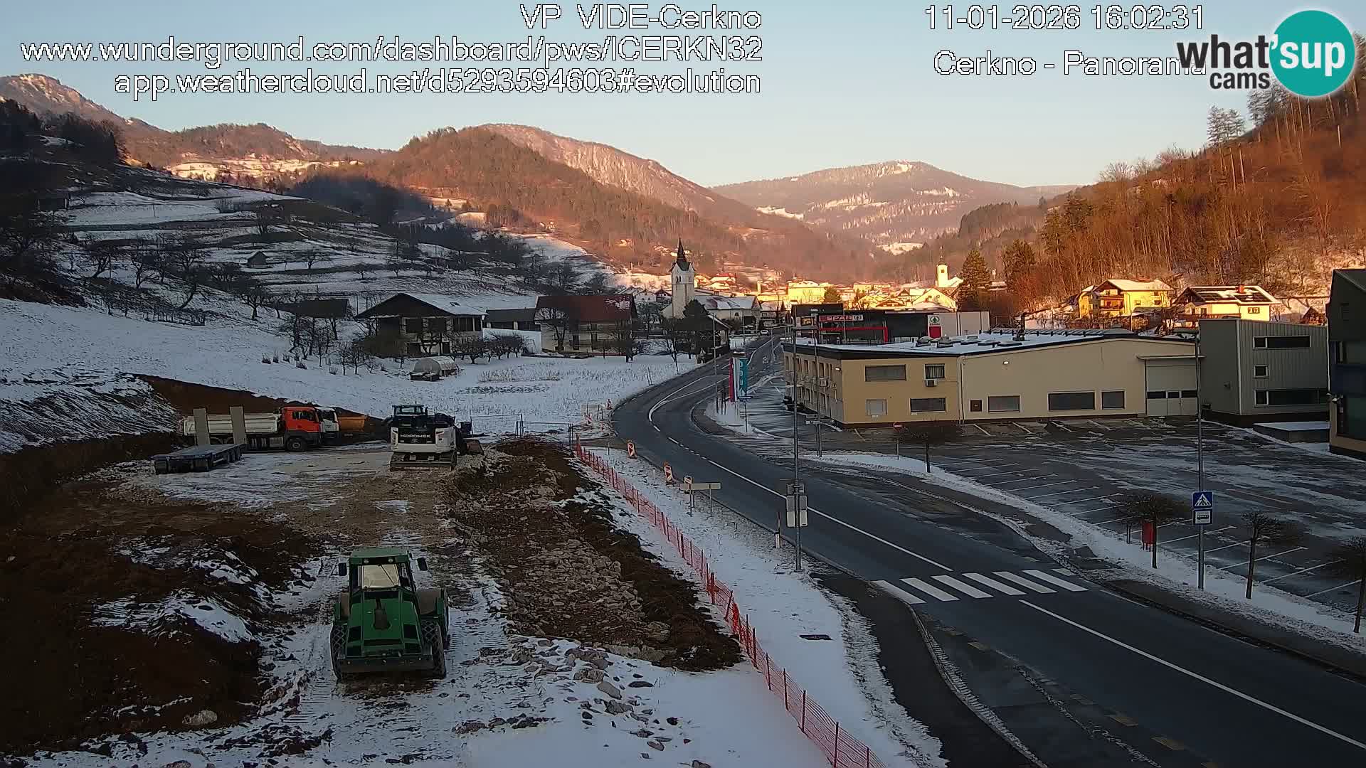 Cerkno ulaz u grad – Kamera uživo