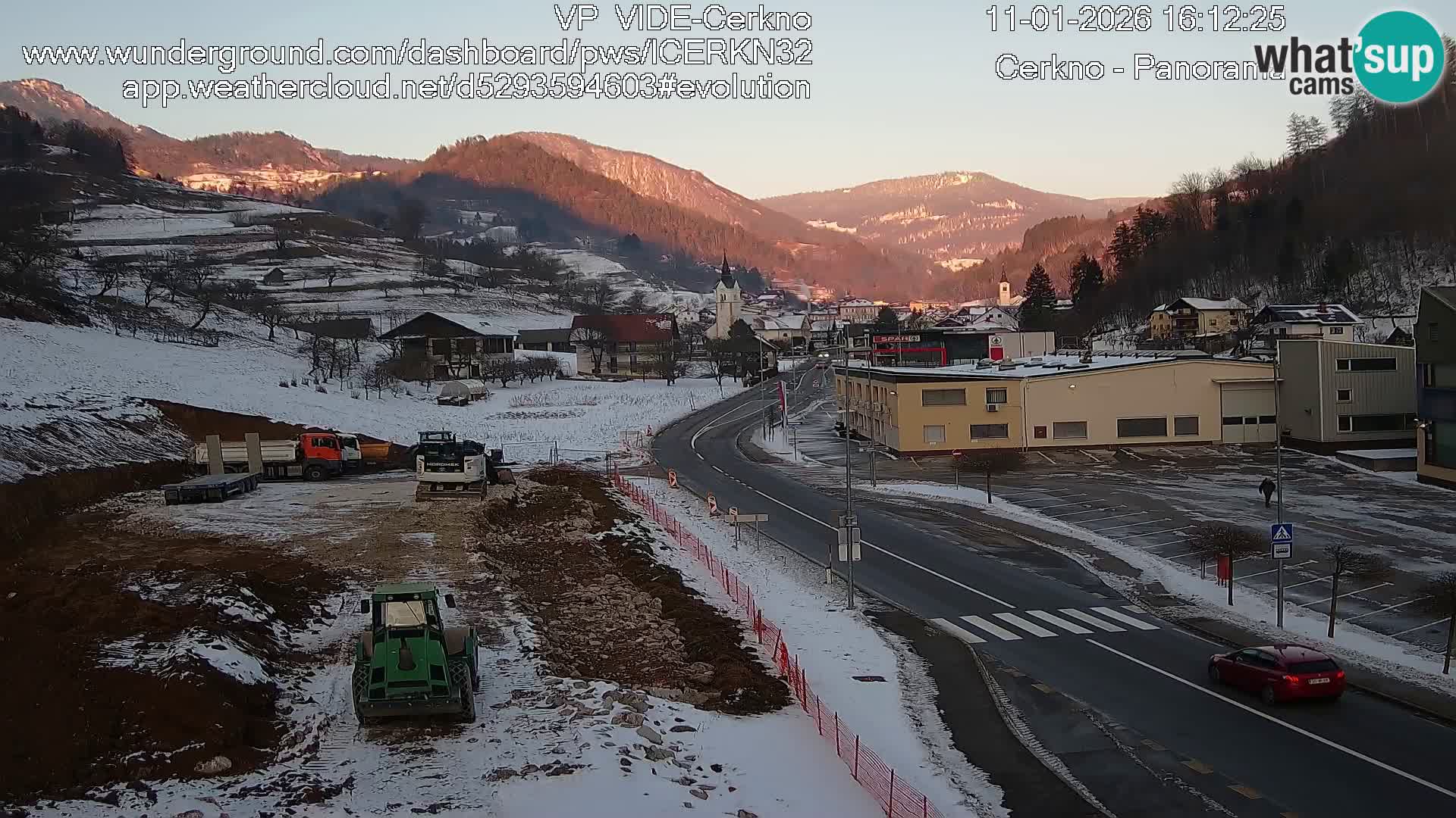 Cerkno ulaz u grad – Kamera uživo