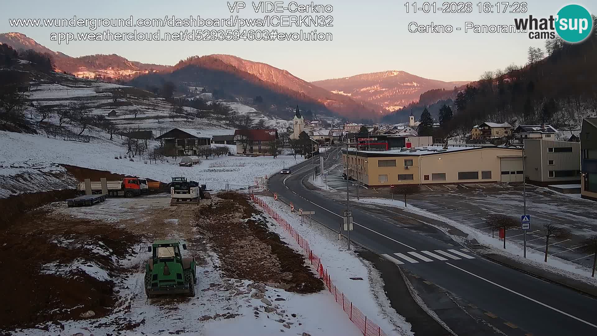 Cerkno ulaz u grad – Kamera uživo