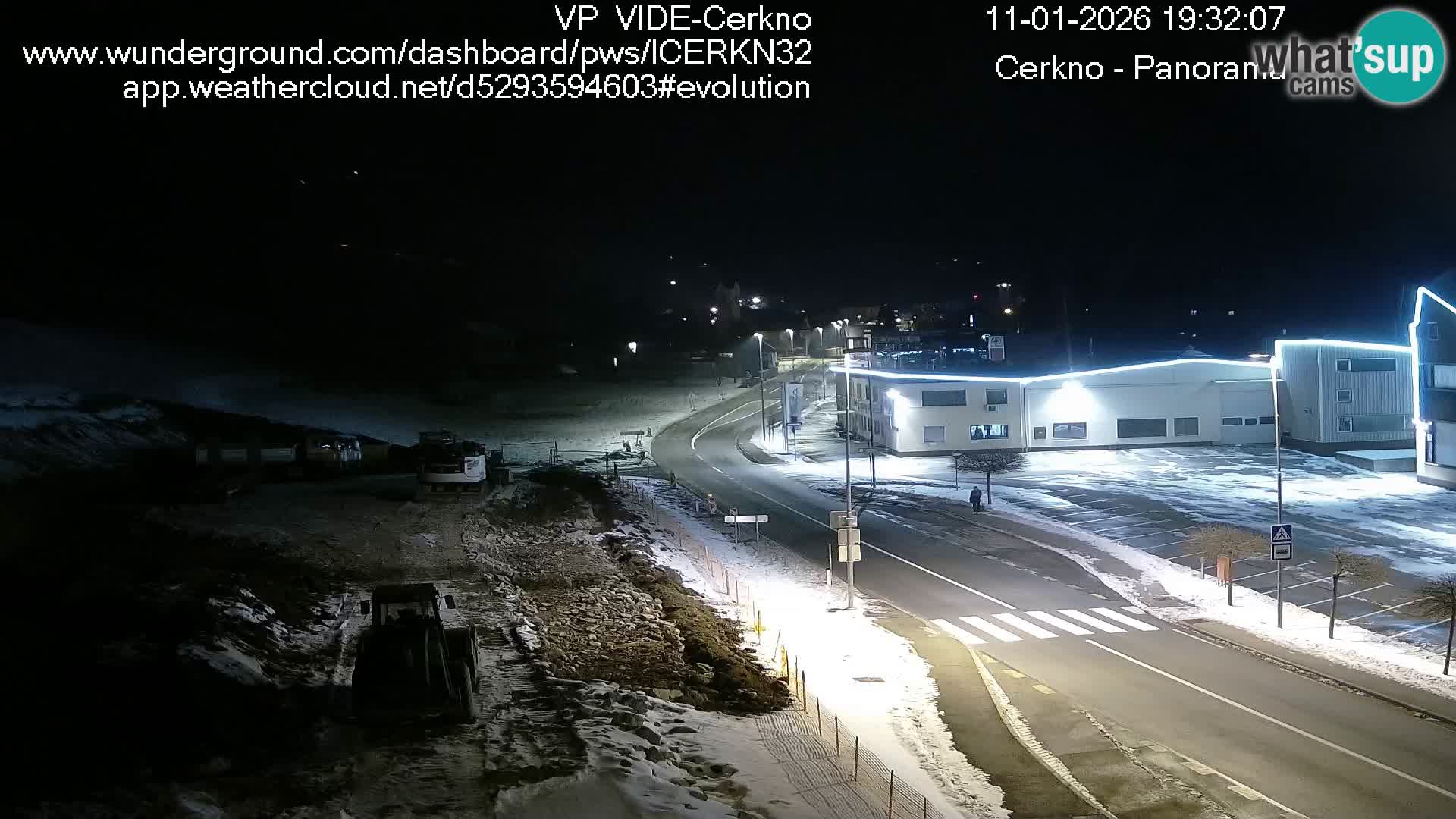 Webcam en direct – Entrée de la ville de Cerkno