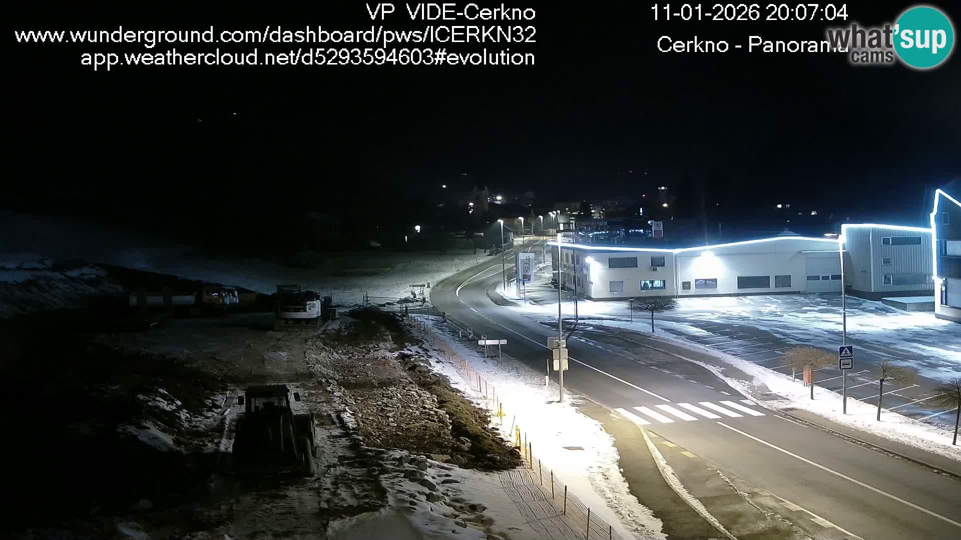 Webcam en direct – Entrée de la ville de Cerkno