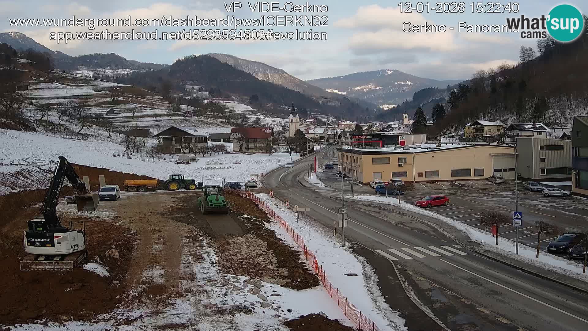 Cerkno Stadteingang Live-Webcam