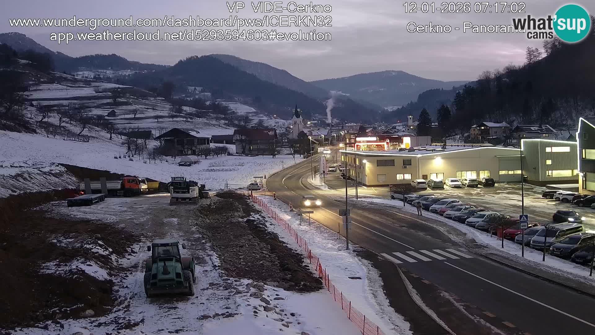 Cerkno Stadteingang Live-Webcam