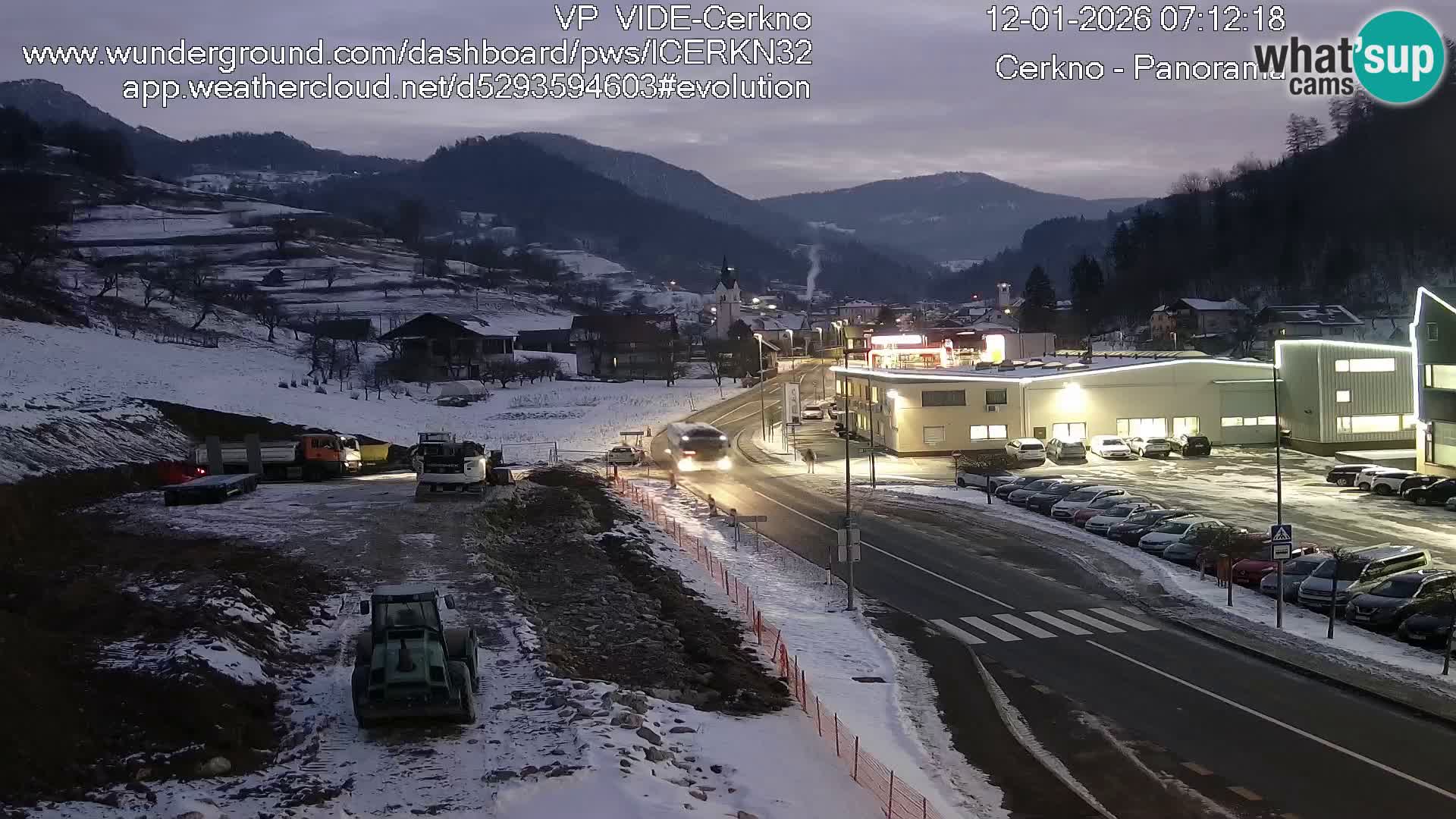 Cerkno Stadteingang Live-Webcam