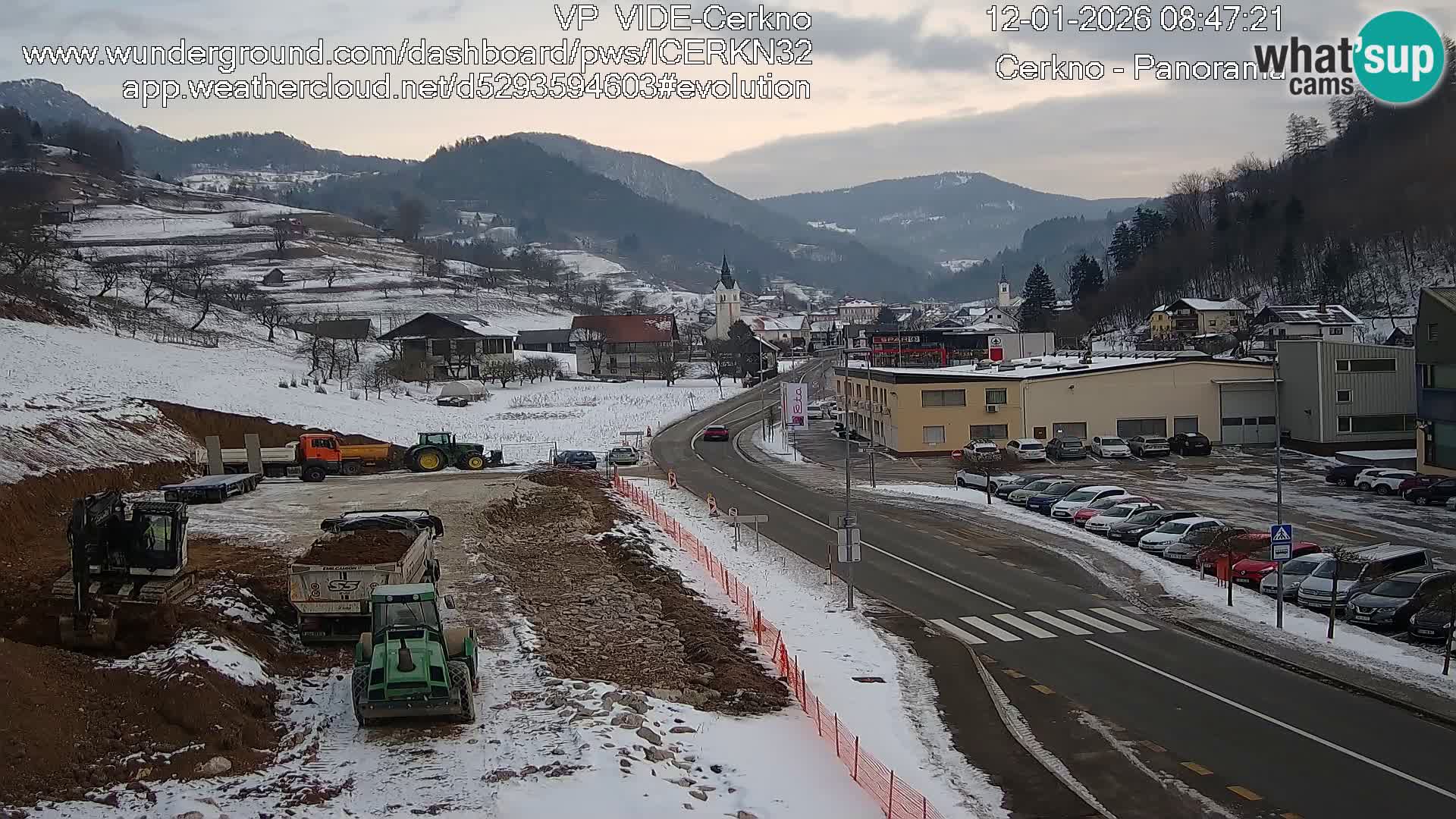 Cerkno ulaz u grad – Kamera uživo