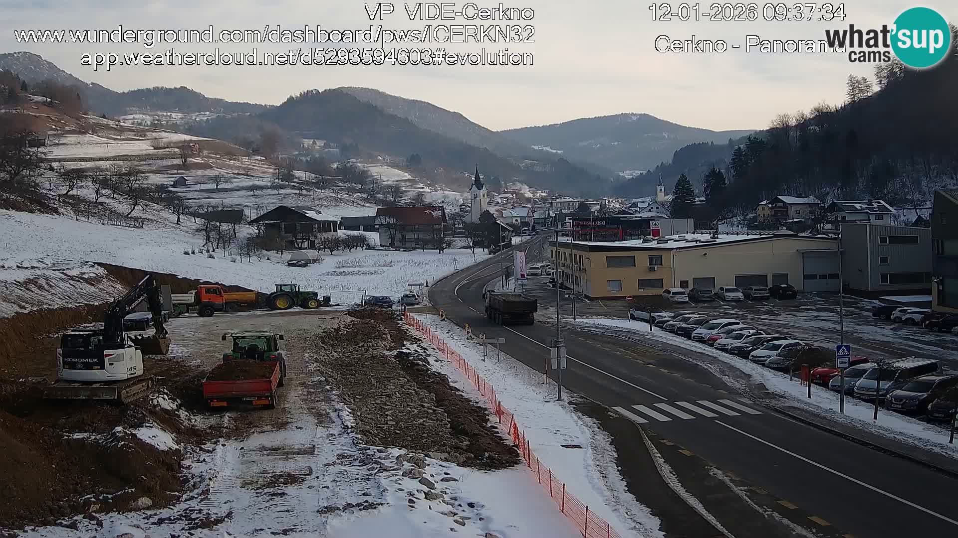 Cerkno ulaz u grad – Kamera uživo